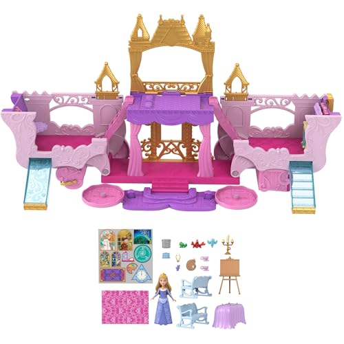 Detalle de Mattel Disney Princess Set Transformación Carroza a Castillo