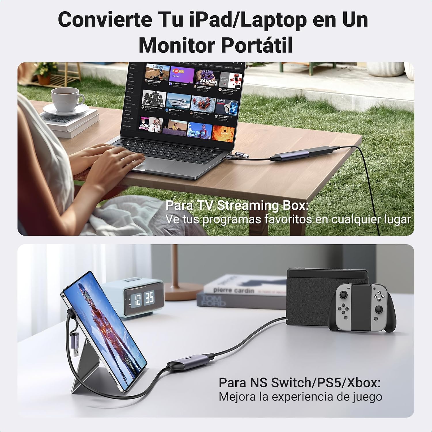 Detalle de UGREEN HDMI Video Capture 4K 1080P 60FPS – Scheda di Acquisizione HDMI-USB C/A