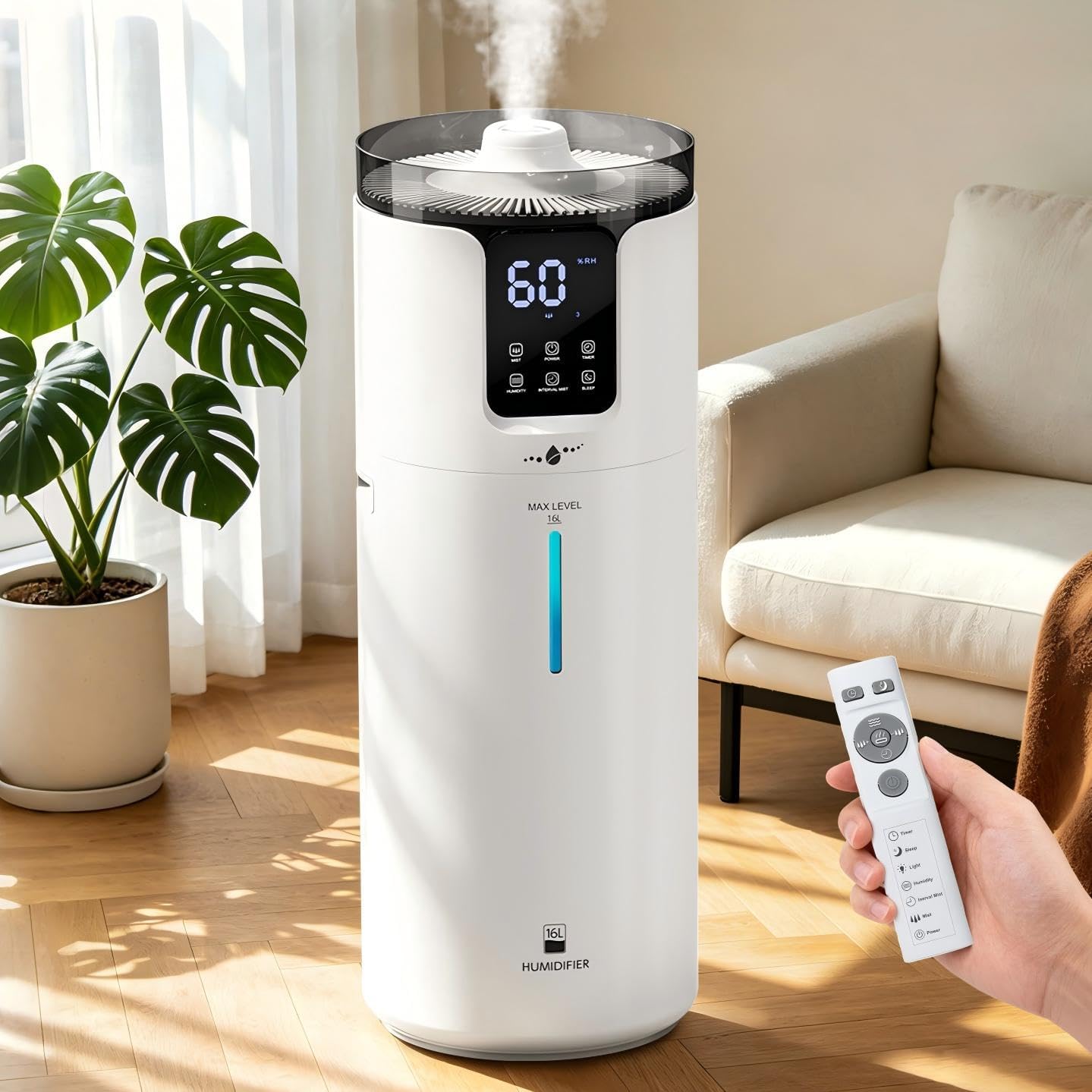 Detalle de Lacidoll Humidifier 16L for 1500 ft² 🏠