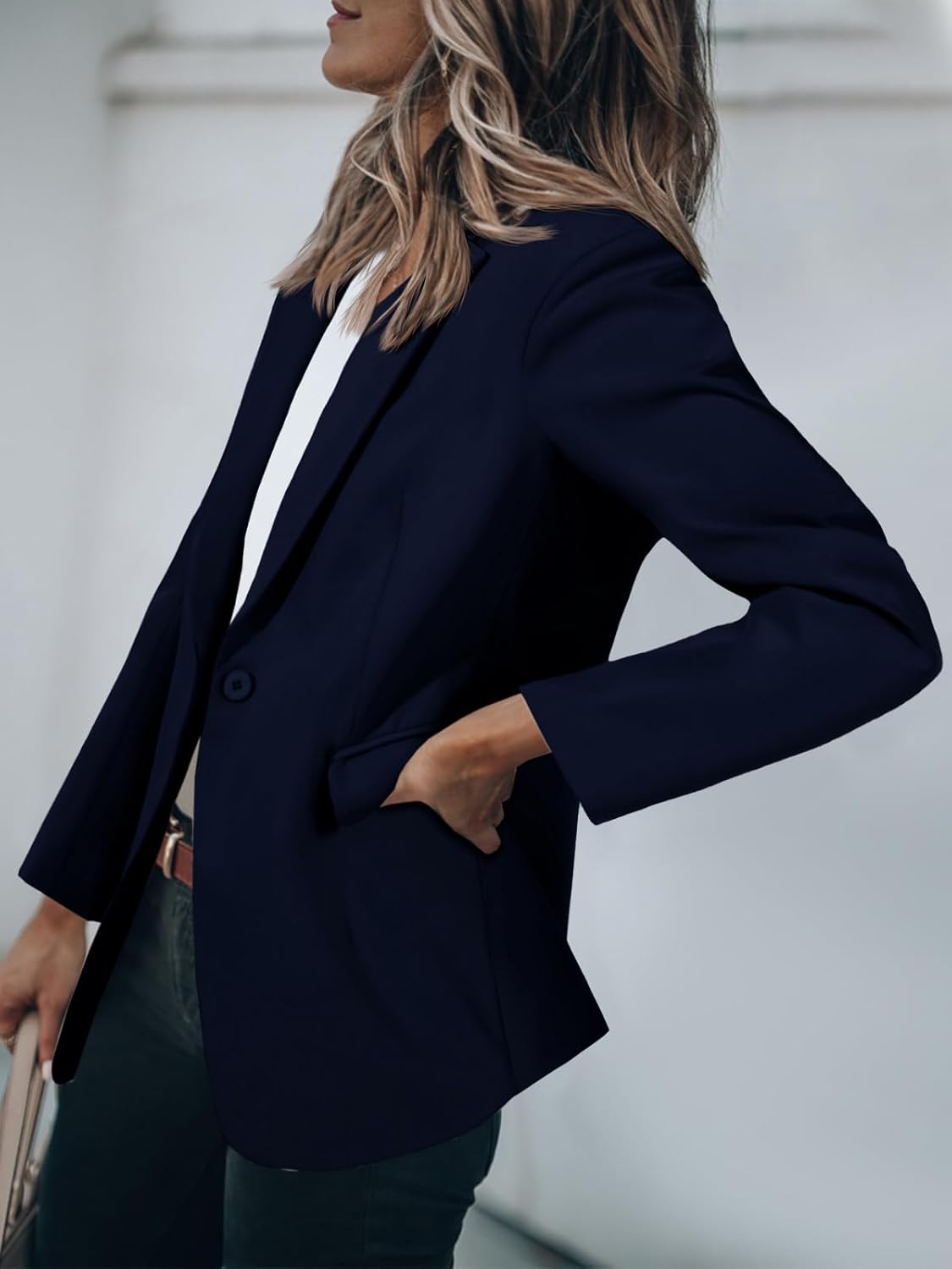 Detalle de Cicy Bell Women's Blazer with Notch Lapel