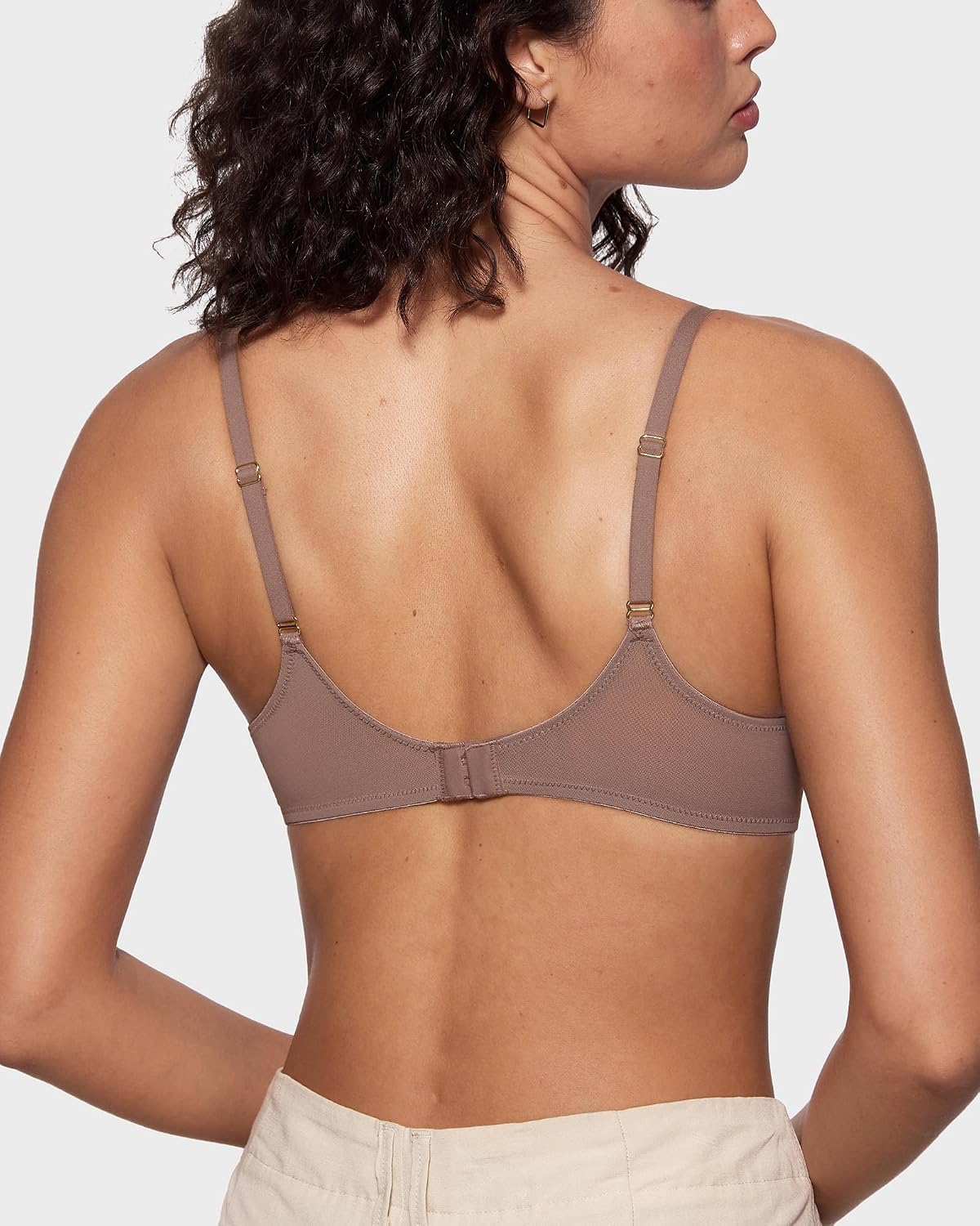 Thumbnail 4 de INLYRIC Donna Reggiseno Senza Cuciture Semi Trasparente
