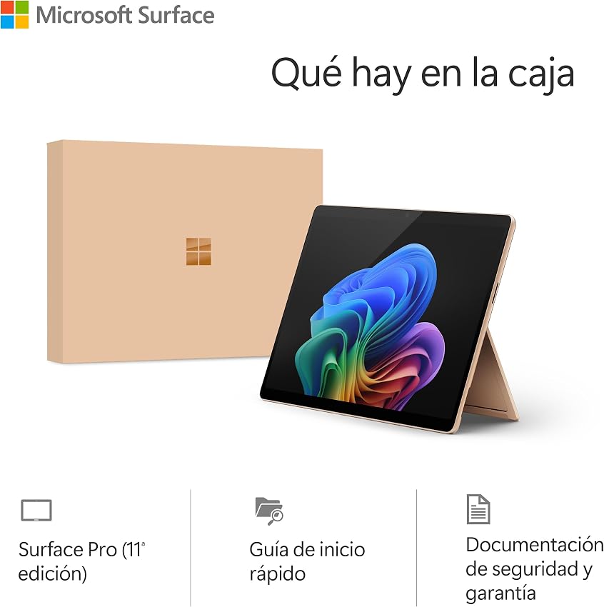 Detalle de Microsoft Surface Pro Copilot+ OLED 13" Snapdragon X Elite, 16 GB 512 GB
