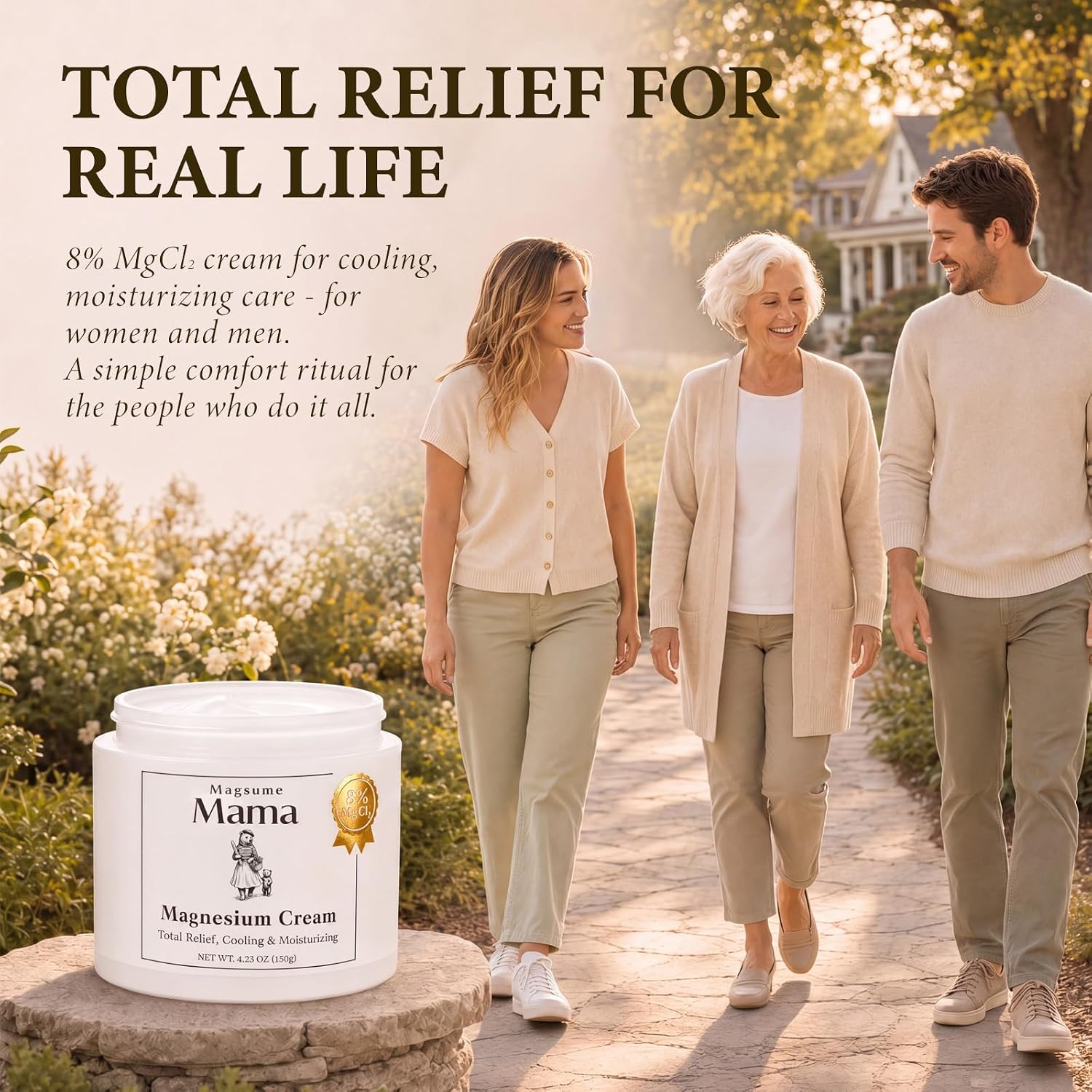 Thumbnail 6 de Magsume Mama Mama-Bear Relief Cream MC01, 8% Magnesium with Arnica & MSM
