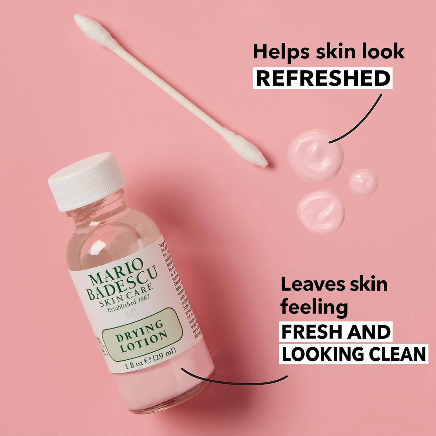 Detalle 2 de Mario Badescu Drying Lotion for All Skin Types – Overnight Spot Treatment with Salicylic Acid and Sulfur