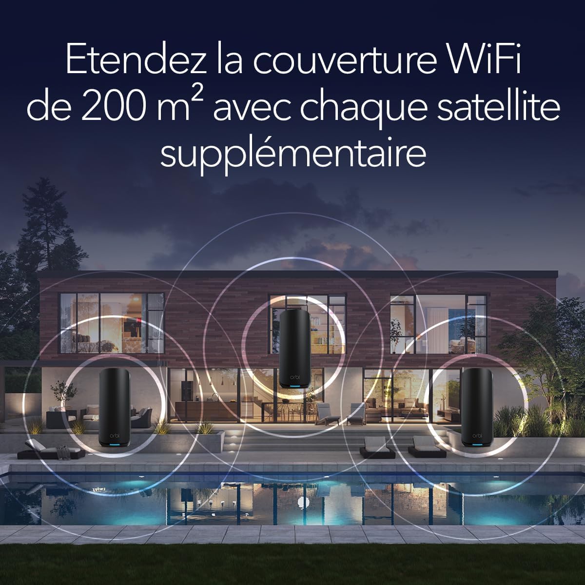 Detalle de NETGEAR Orbi série 870 Satellite WiFi 7