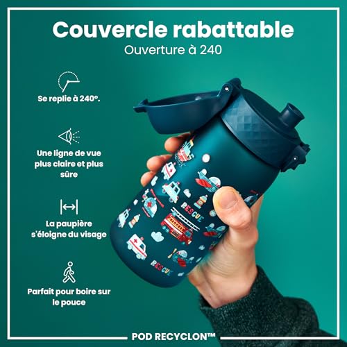 Thumbnail 3 de Ion8 Gourde Enfant 350 ml – anti-fuite, ouverture facile et verrouillage sécurisé