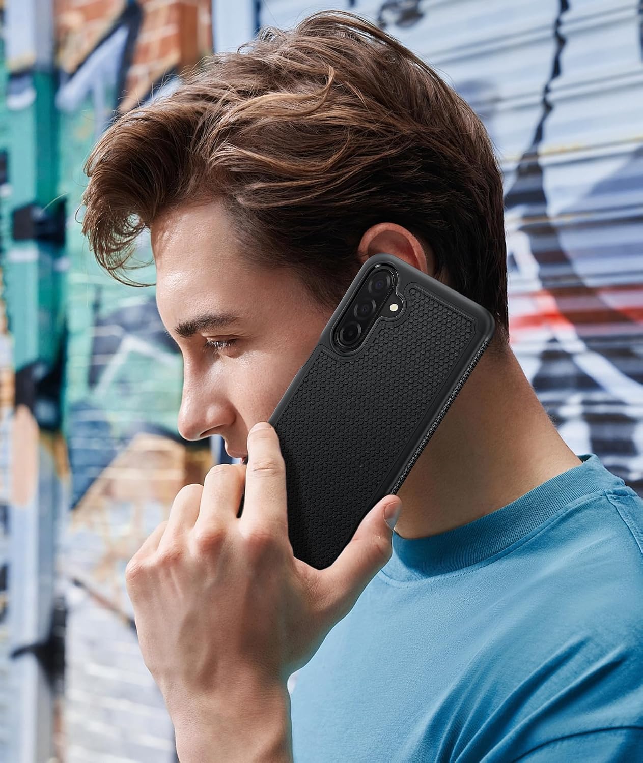 Thumbnail 6 de FNTCASE Dual-Layer Protective Case for Samsung Galaxy A26 5G (6.7 inch, Black) with Shockproof Bumper