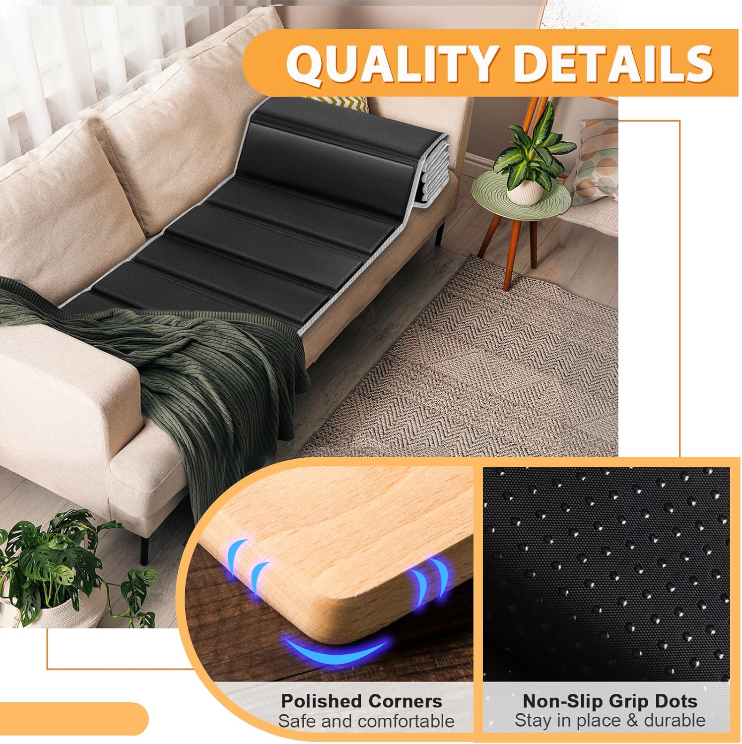 Detalle 2 de LAVEVE Heavy Duty Couch Support 21.5"x70" ๐
