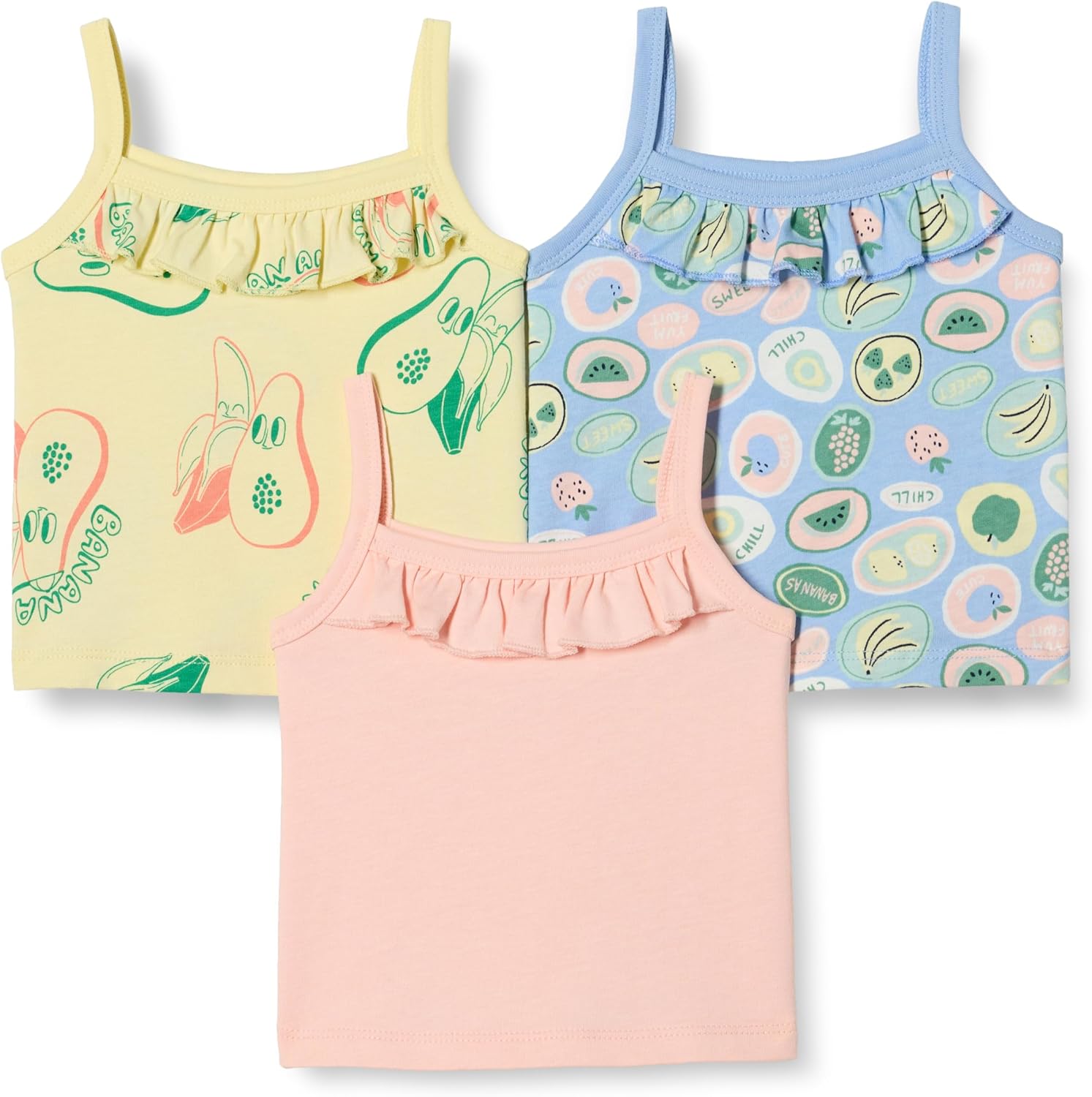 Thumbnail 6 de Amazon Essentials Girls' Cotton Crop Camisole (Pack of 3)