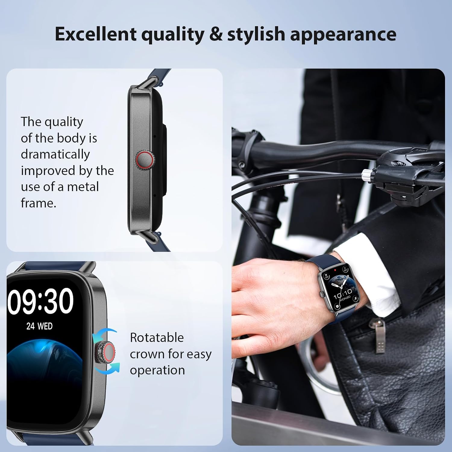 Thumbnail 4 de Smart Watch for Men with Call Answering 1.85" HD Screen