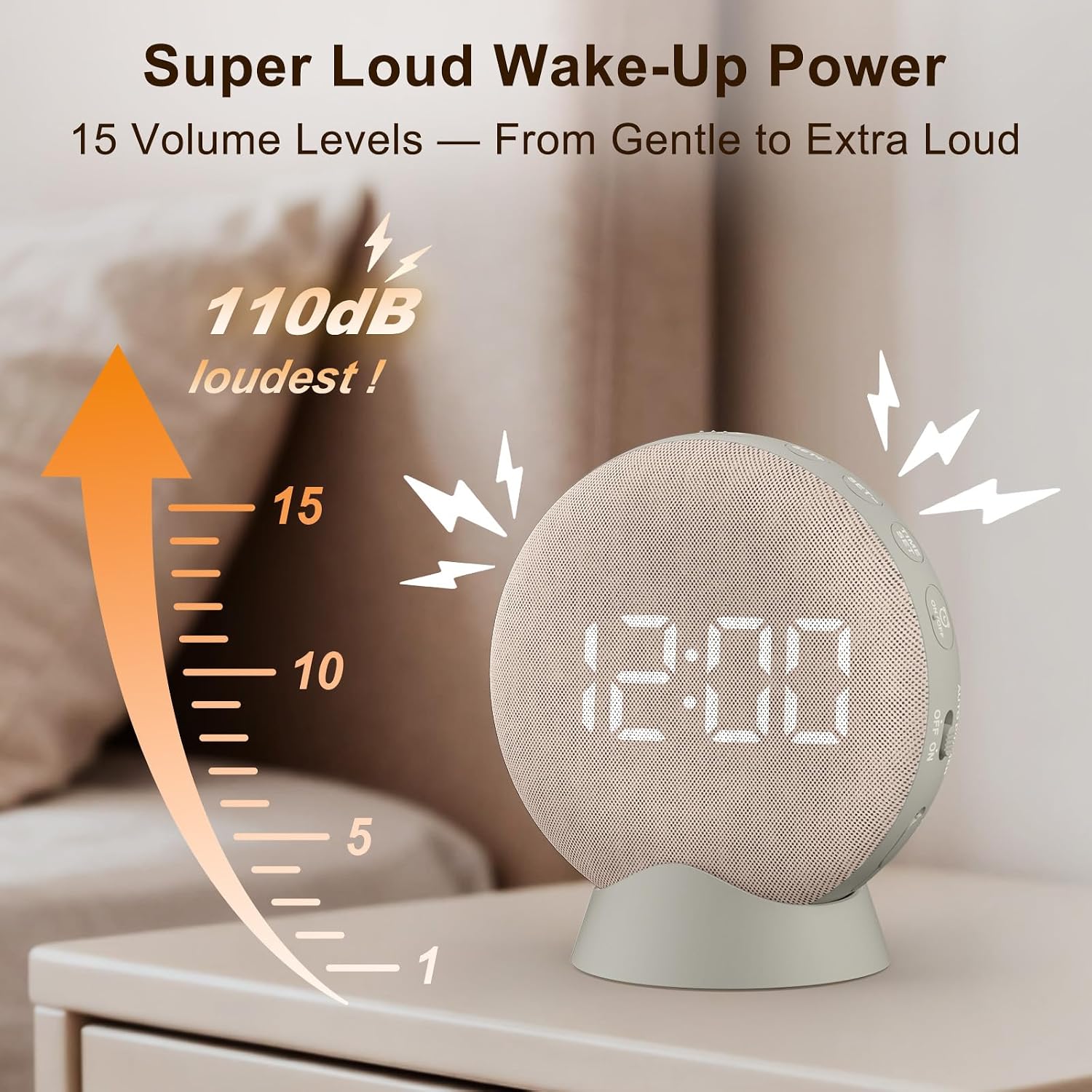 Thumbnail 5 de SolaceRise Alarm Clock