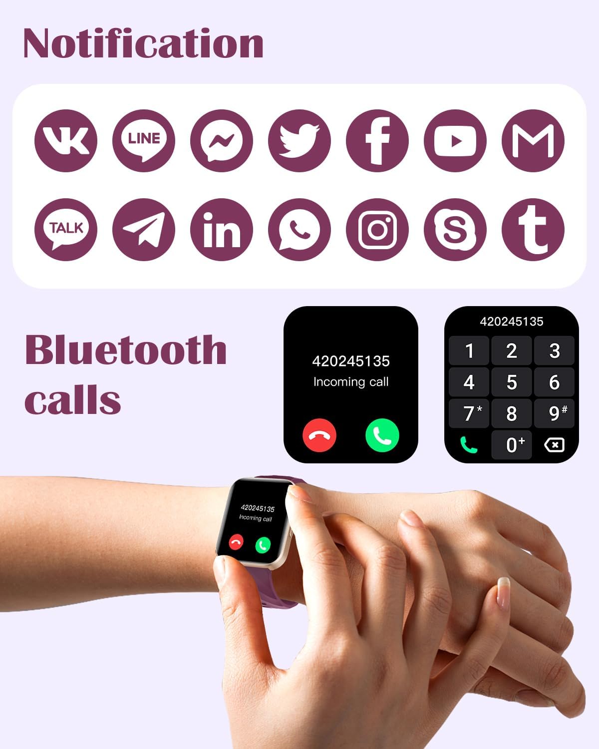 Thumbnail 1 de RUIMEN Reloj Inteligente 1,85" Smartwatch