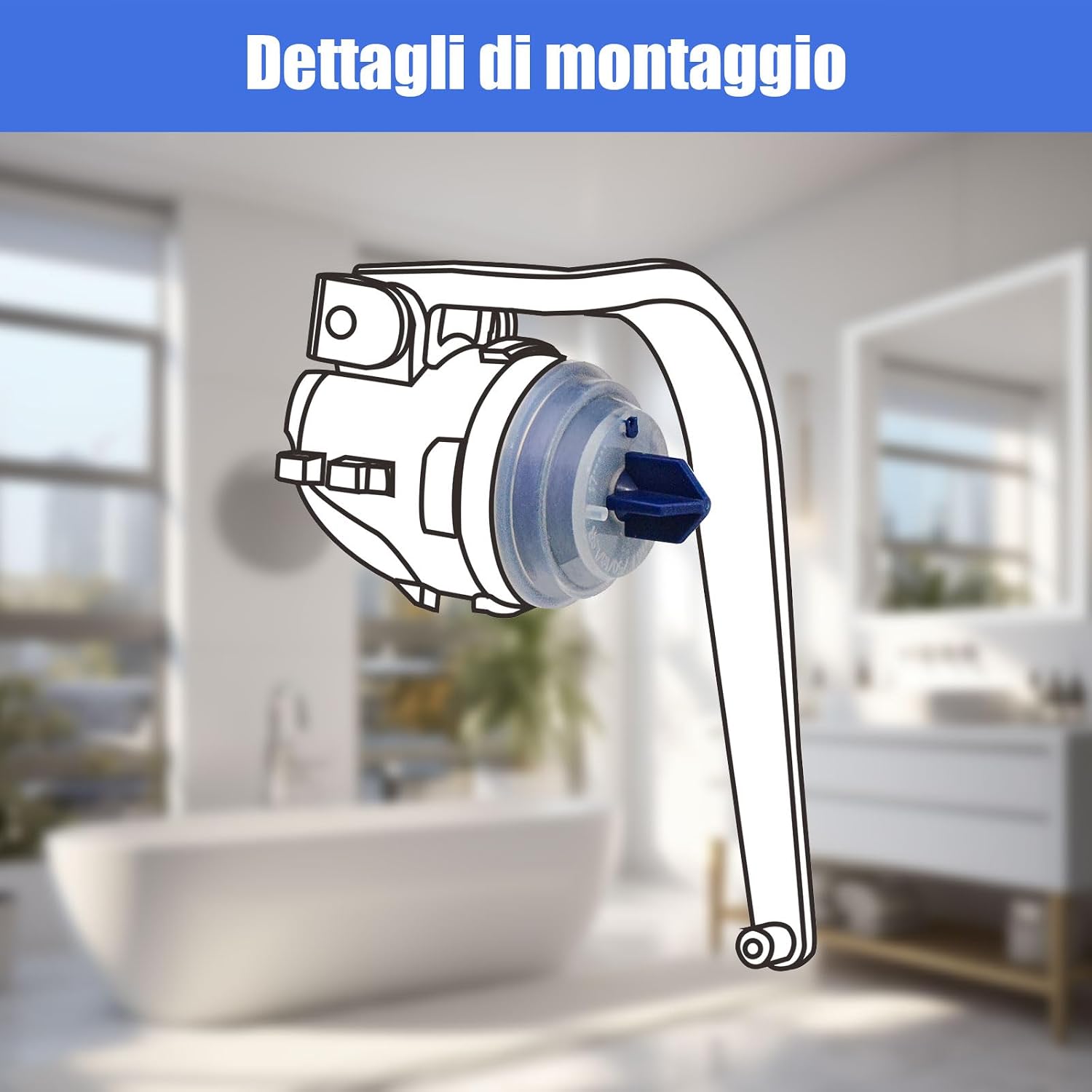 Detalle 2 de Mendorio Membrana ricambio WC 3 pezzi