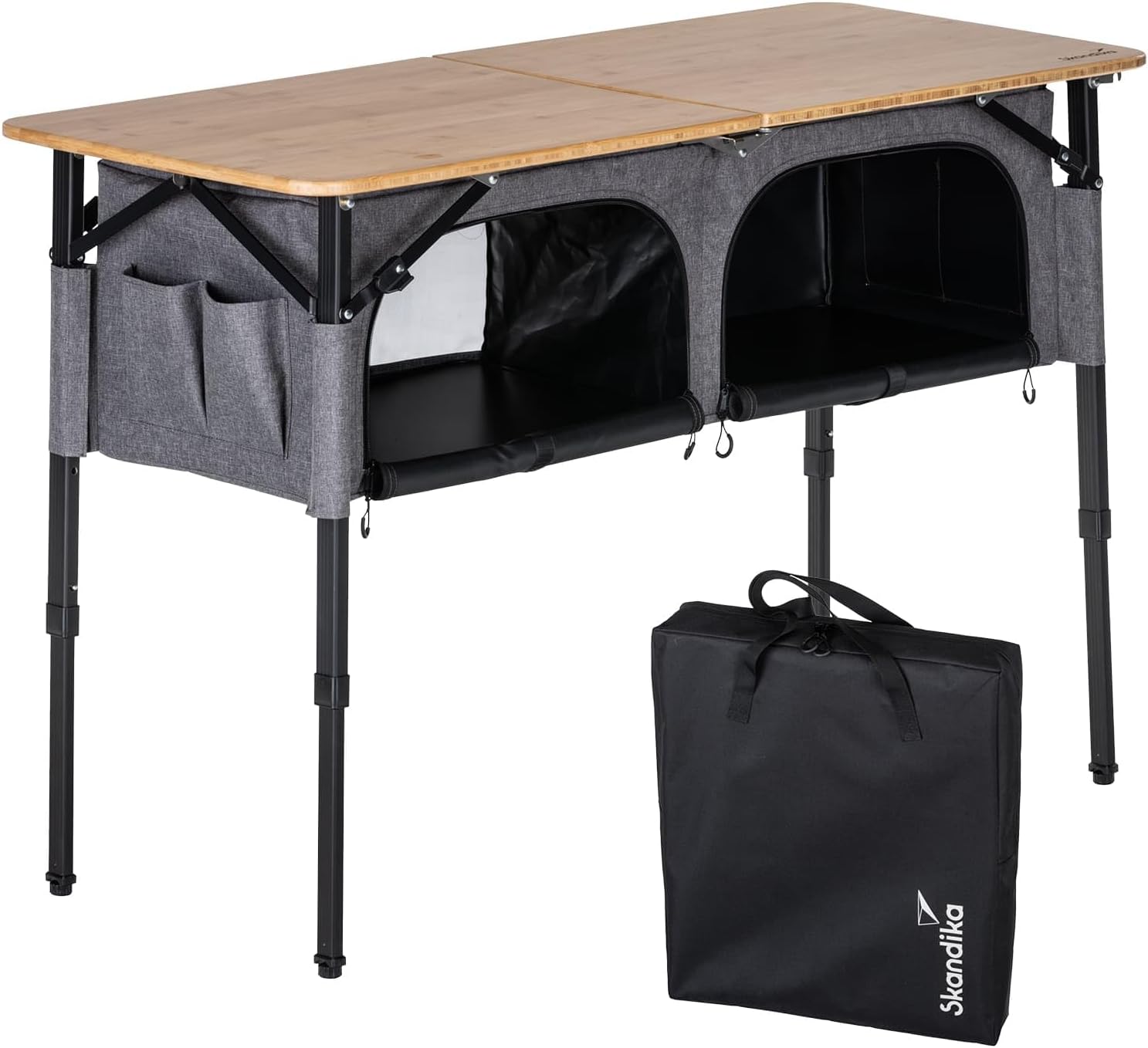 Detalle de Skandika Tolja Campingtisch mit Schrank