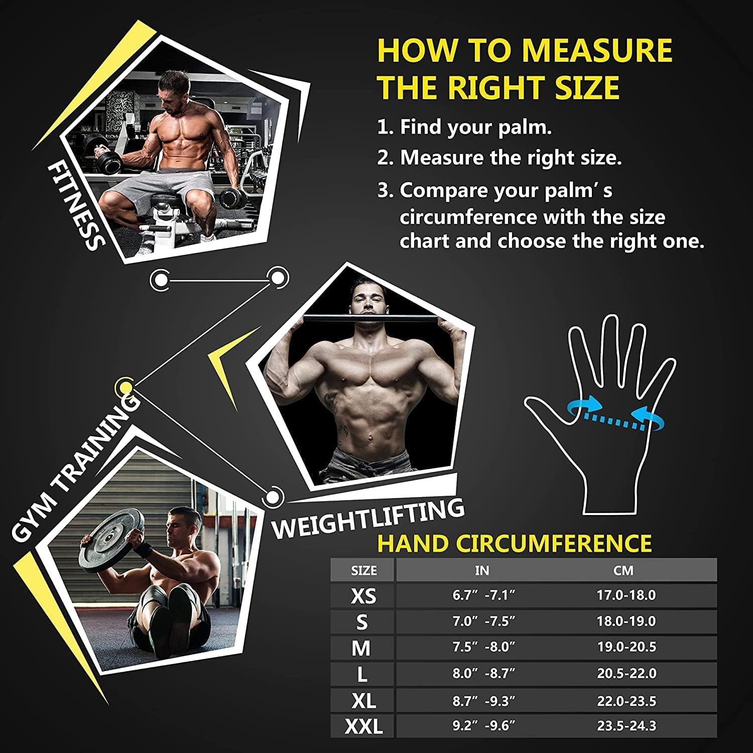 Thumbnail 5 de ihuan Ventilated Weightlifting Gloves with Wrist Wraps