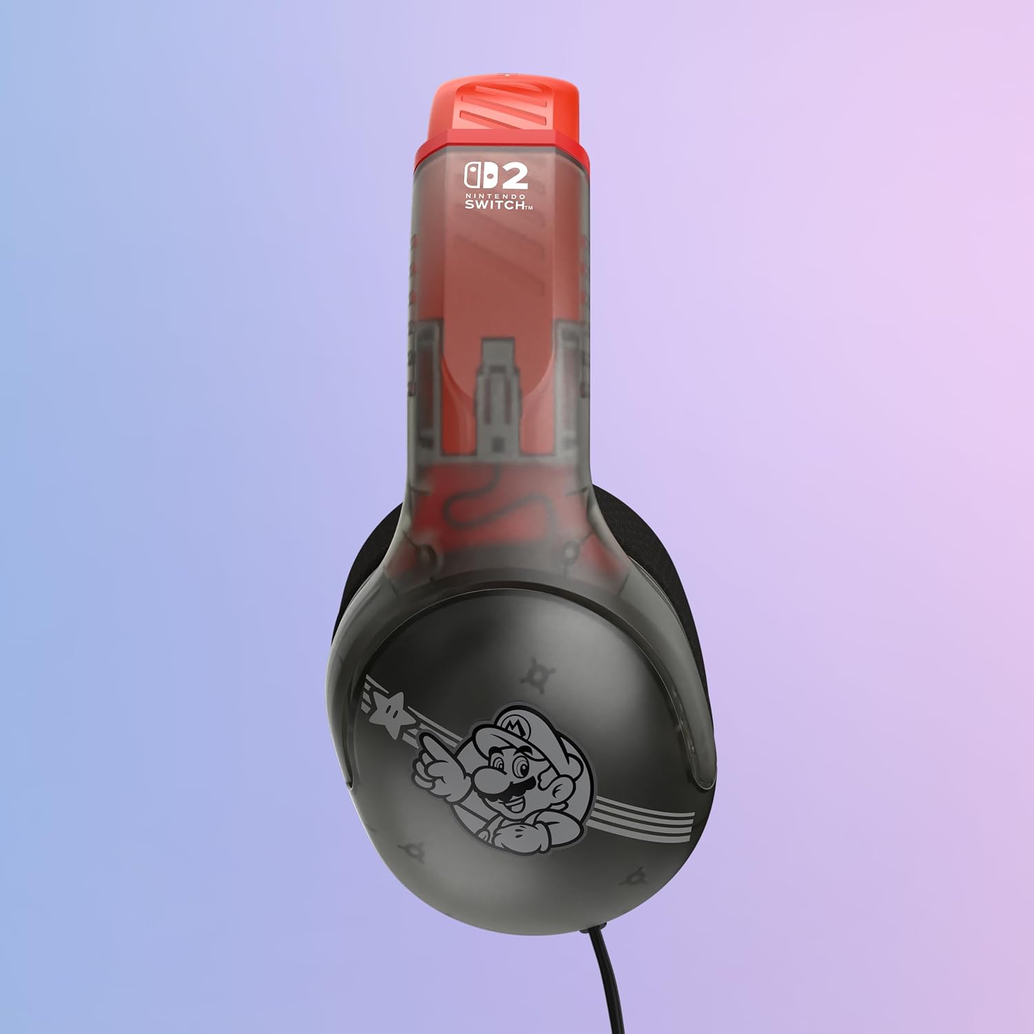 Detalle de Turtle Beach Airlite Fit Mario Star – Casque Gaming Filaire pour Nintendo Switch (licence officielle)