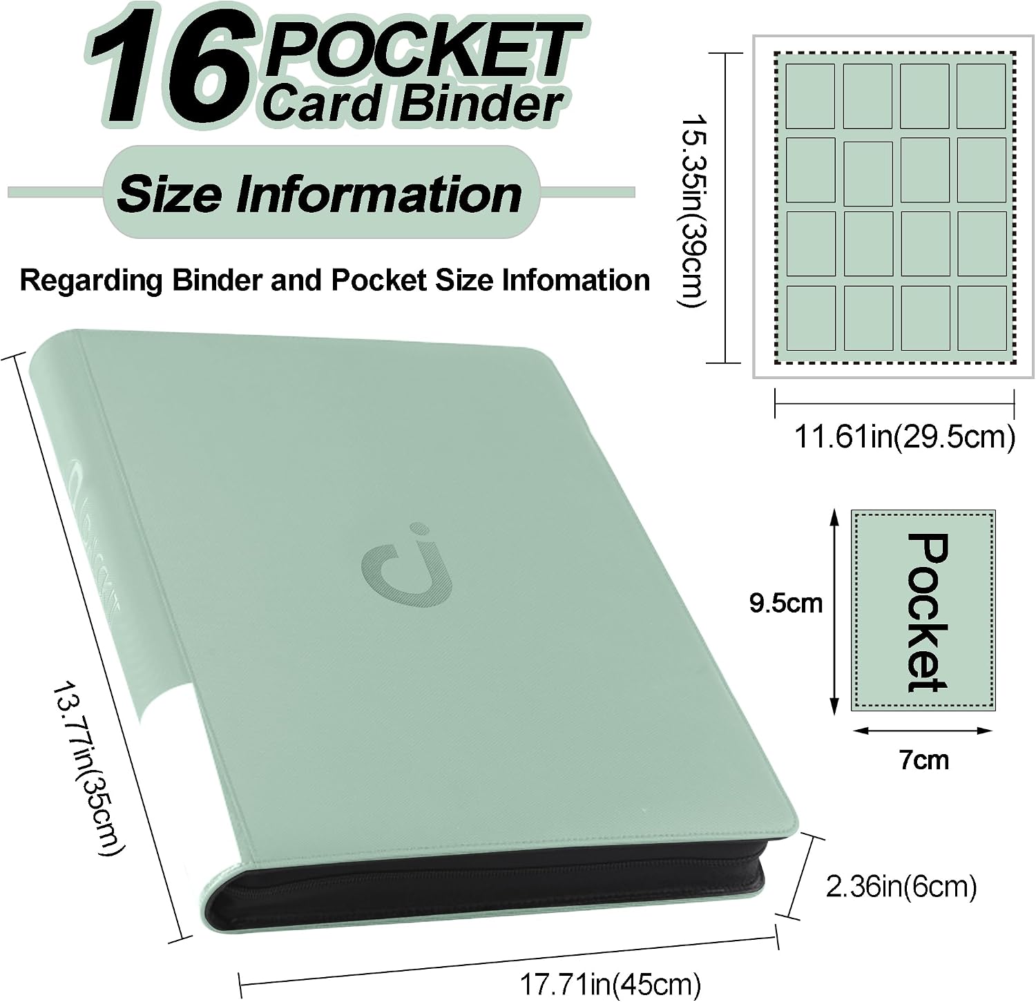 Thumbnail 4 de Premium Card Binder 16 Pocket 1600 Cards