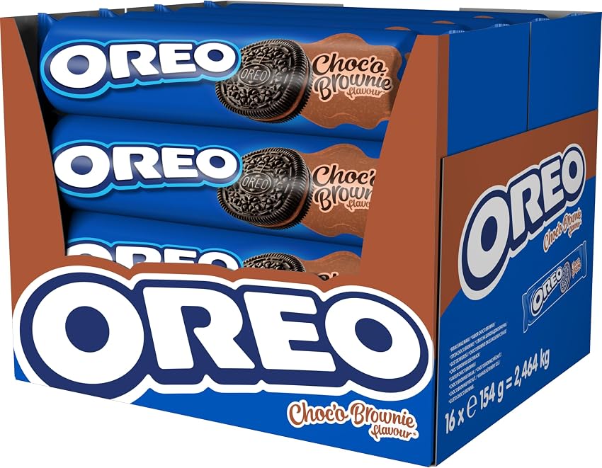 Detalle de Oreo Choco Brownie Galletas Rellenas 🍫 - Pack 16 unidades