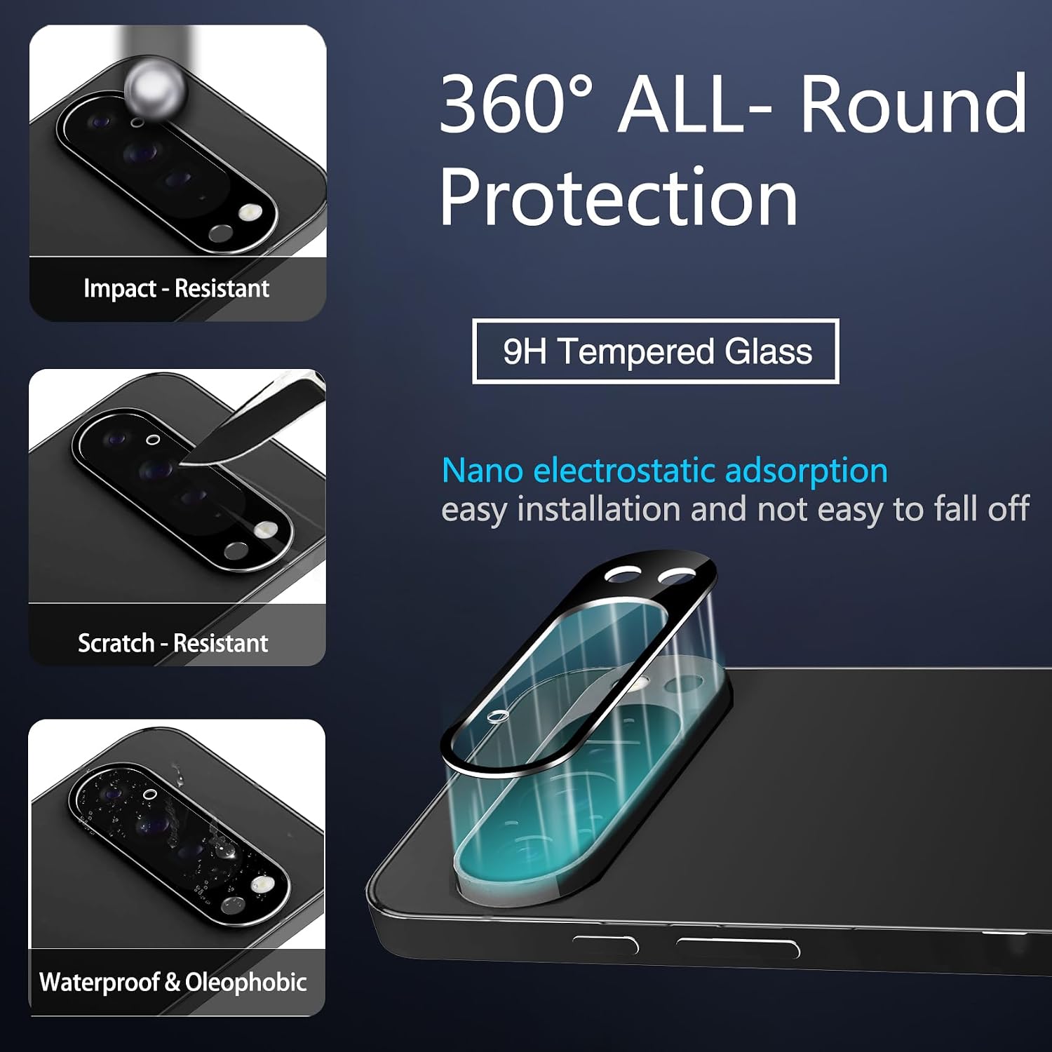 Detalle 2 de IMBZBK Screen Protector for Pixel 9 Pro XL, 25° Privacy Glass, 3+3 Pack