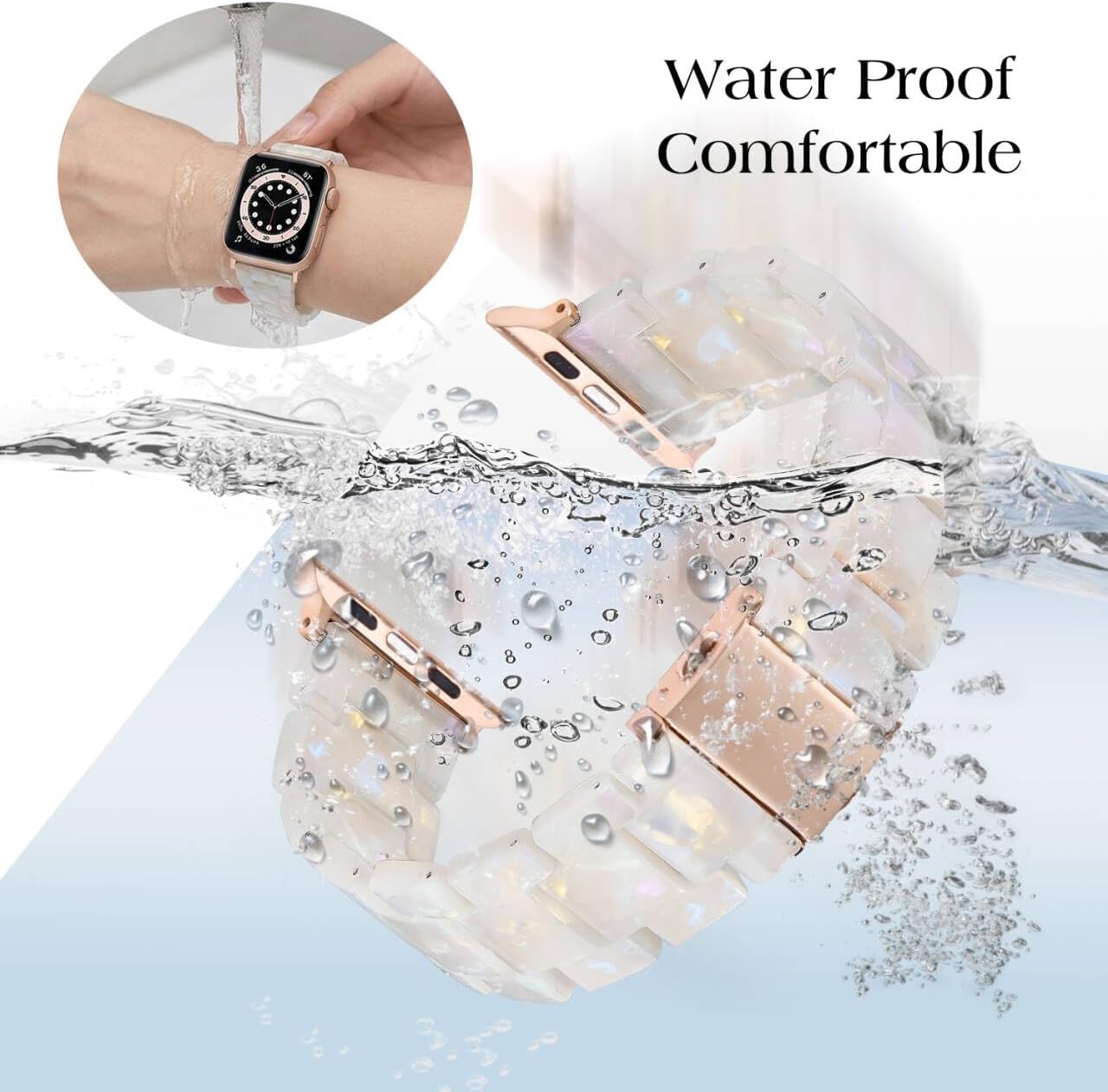 Detalle de V-MORO Resin Band for Apple Watch Series 7-11