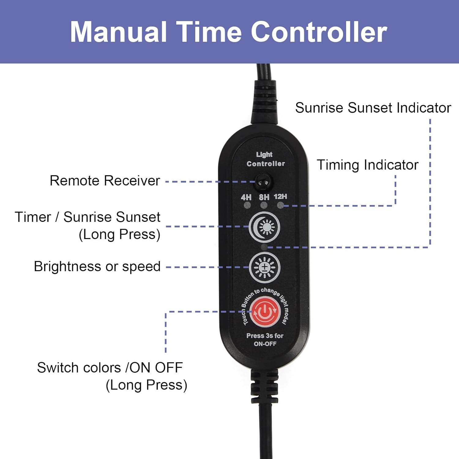 Thumbnail 3 de Aquarium Lights 36LED Remote Control