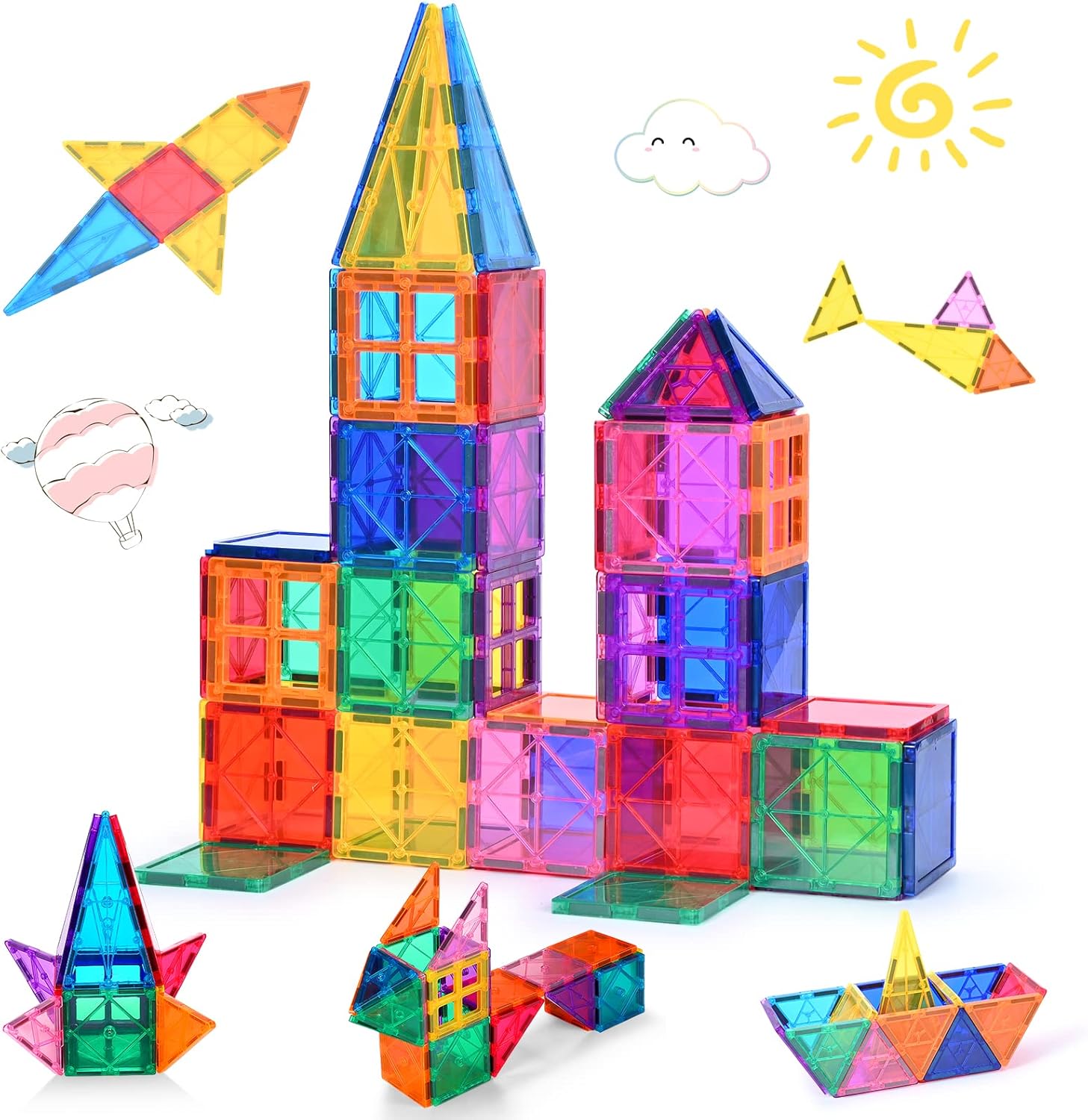 Thumbnail 6 de Katiago Costruzioni magnetiche 100 pezzi per bambini 🧩