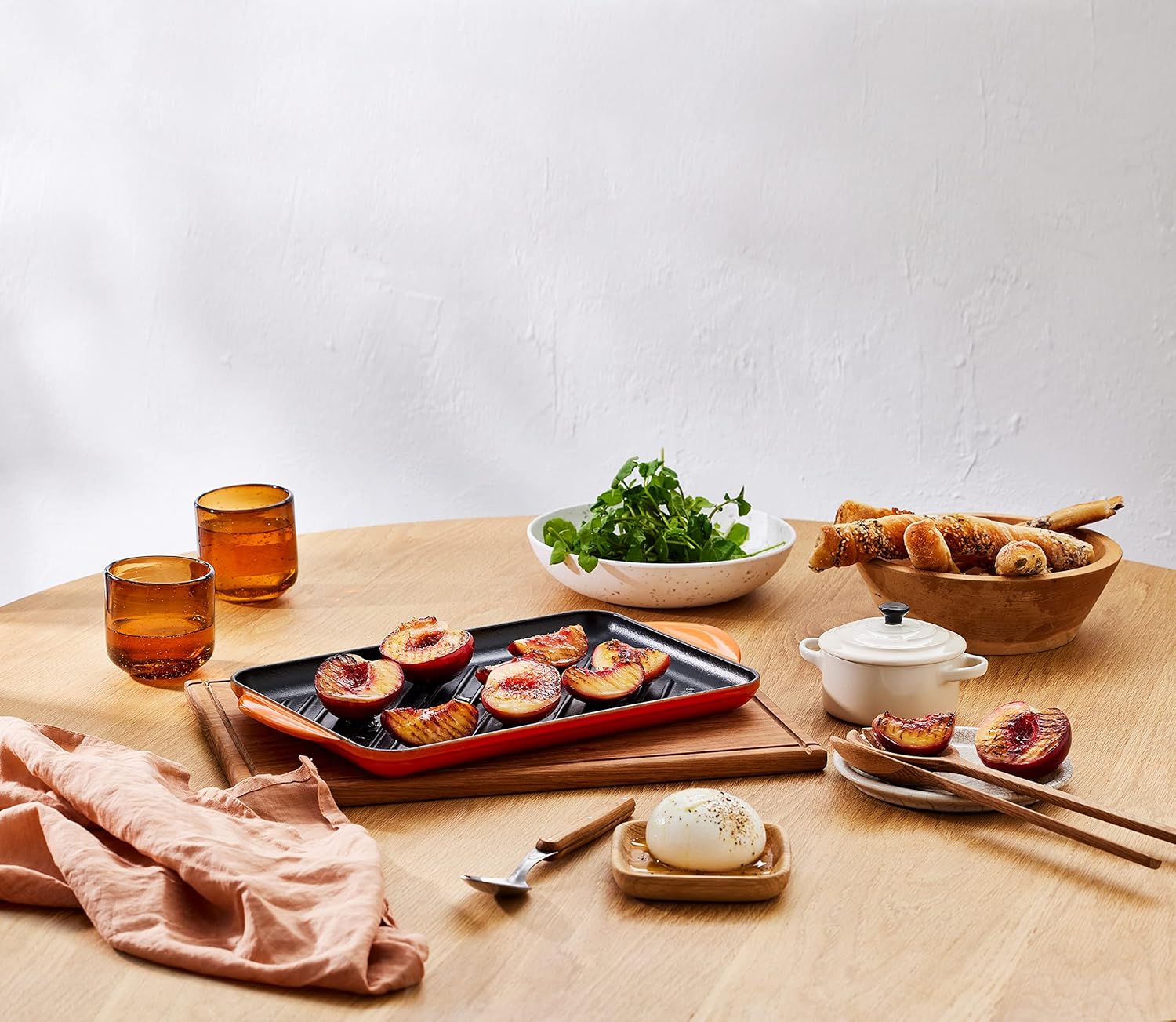 Thumbnail 5 de LE CREUSET Grill rettangolare Tradition in ghisa vetrificata 32 cm – Ciliegia