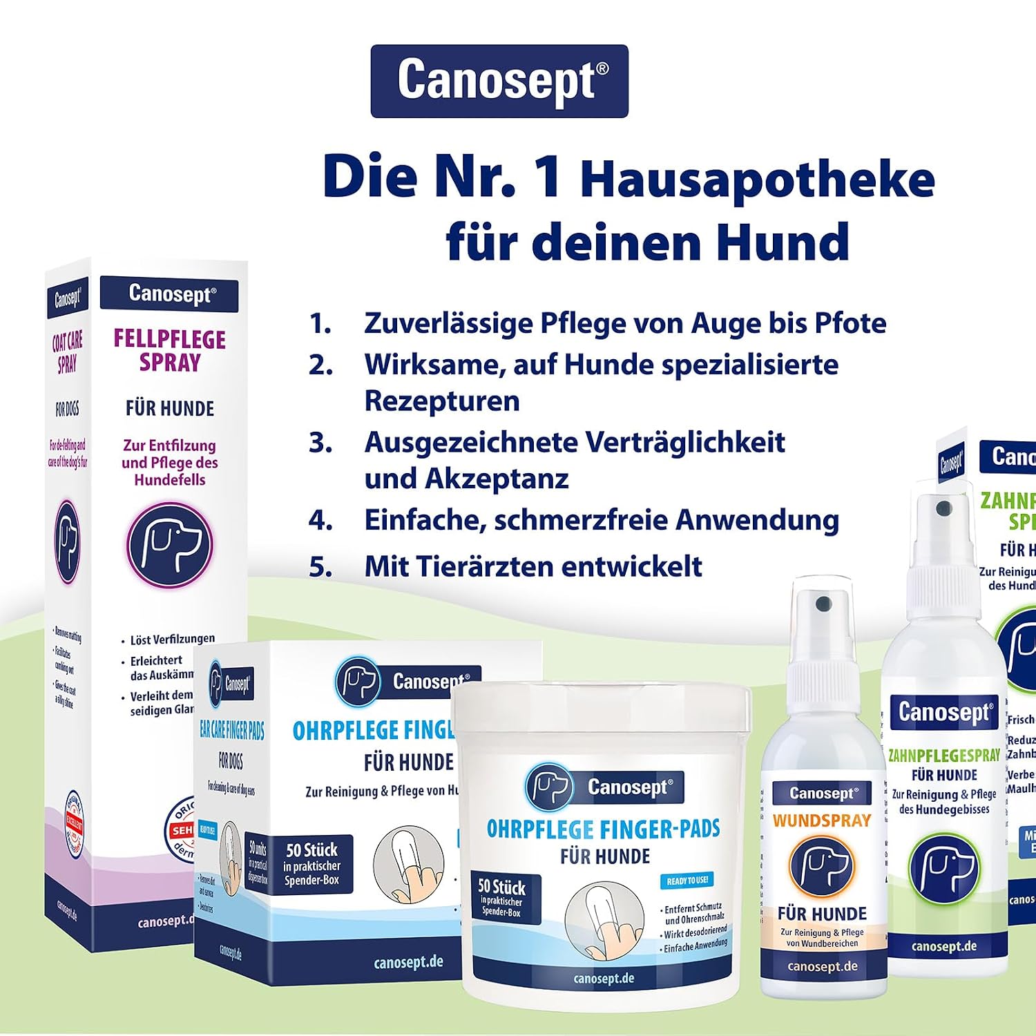 Detalle de Canosept Zahnpflegespray für Hunde 100 ml – Zahnsteinentferner und Mundgeruchbekämpfer