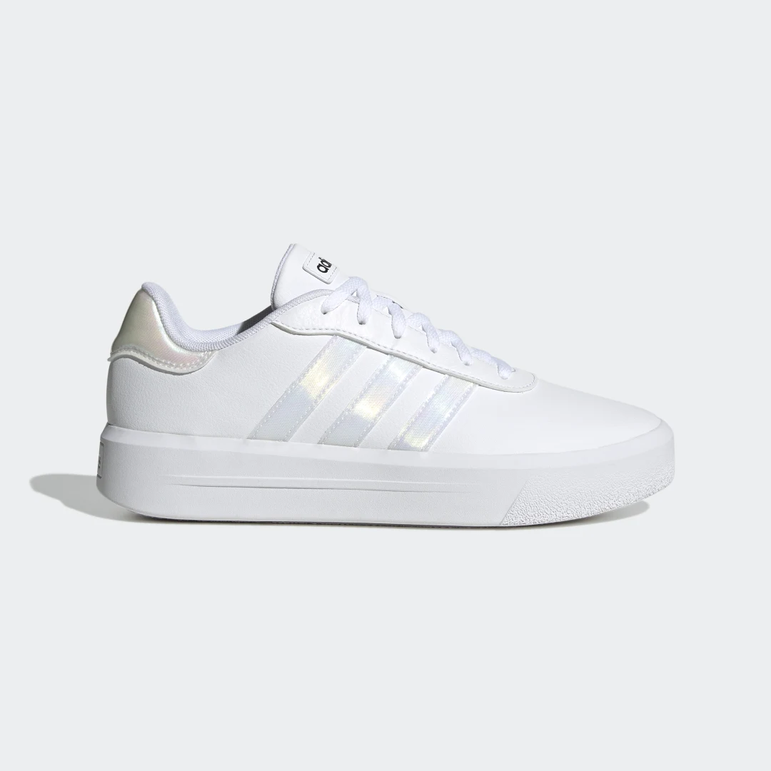 Detalle de Zapatilla Court Platform Adidas — color Blanco