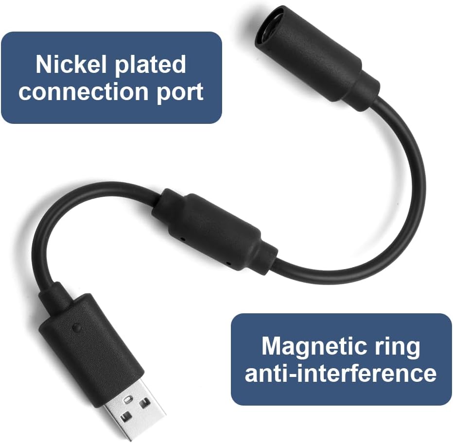 Detalle de AXFEE USB Breakaway Cable for Xbox: Replacement Dongle for Xbox 360 & PC