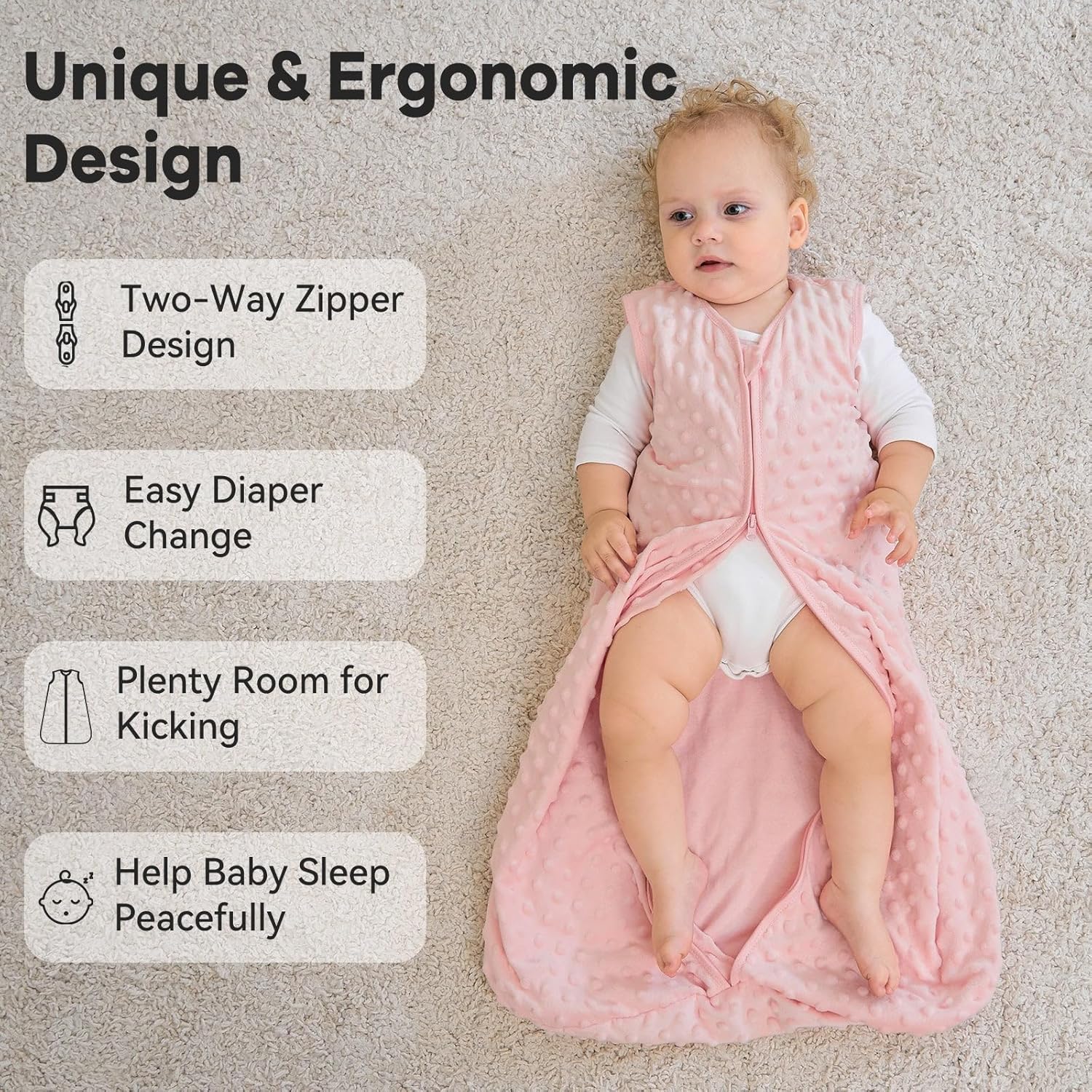 Thumbnail 3 de Unnivoll baby sleeping bag 1.5 tog 2 pack