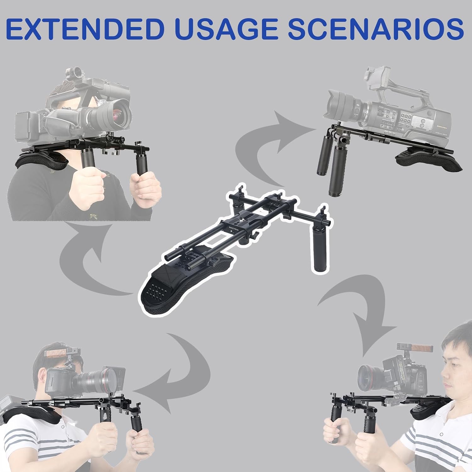 Thumbnail 5 de NICEYRIG Camera Shoulder Rig 435