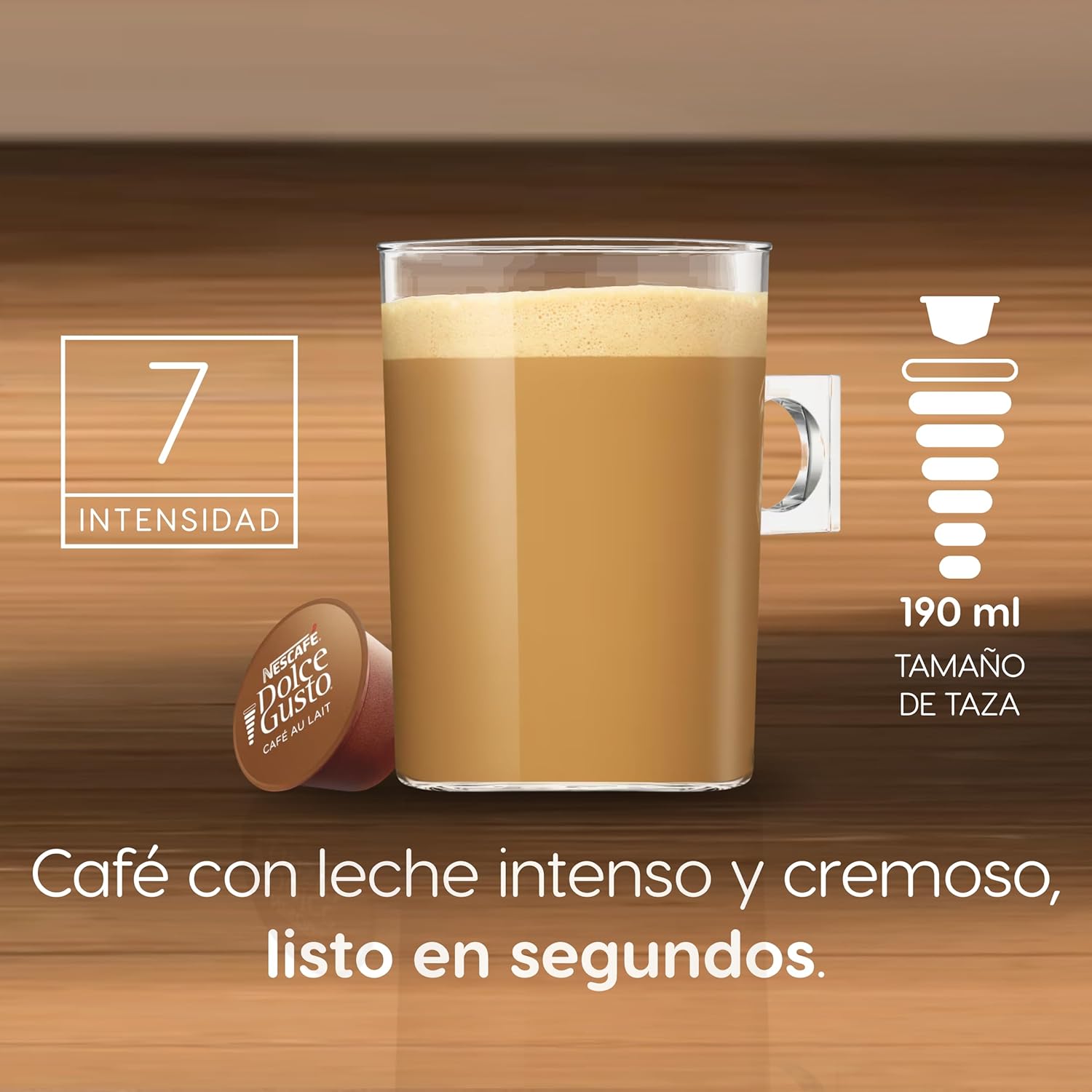 Thumbnail 4 de NESCAFÉ Dolce Gusto Café con Leche ☕ 90 Cápsulas Originales