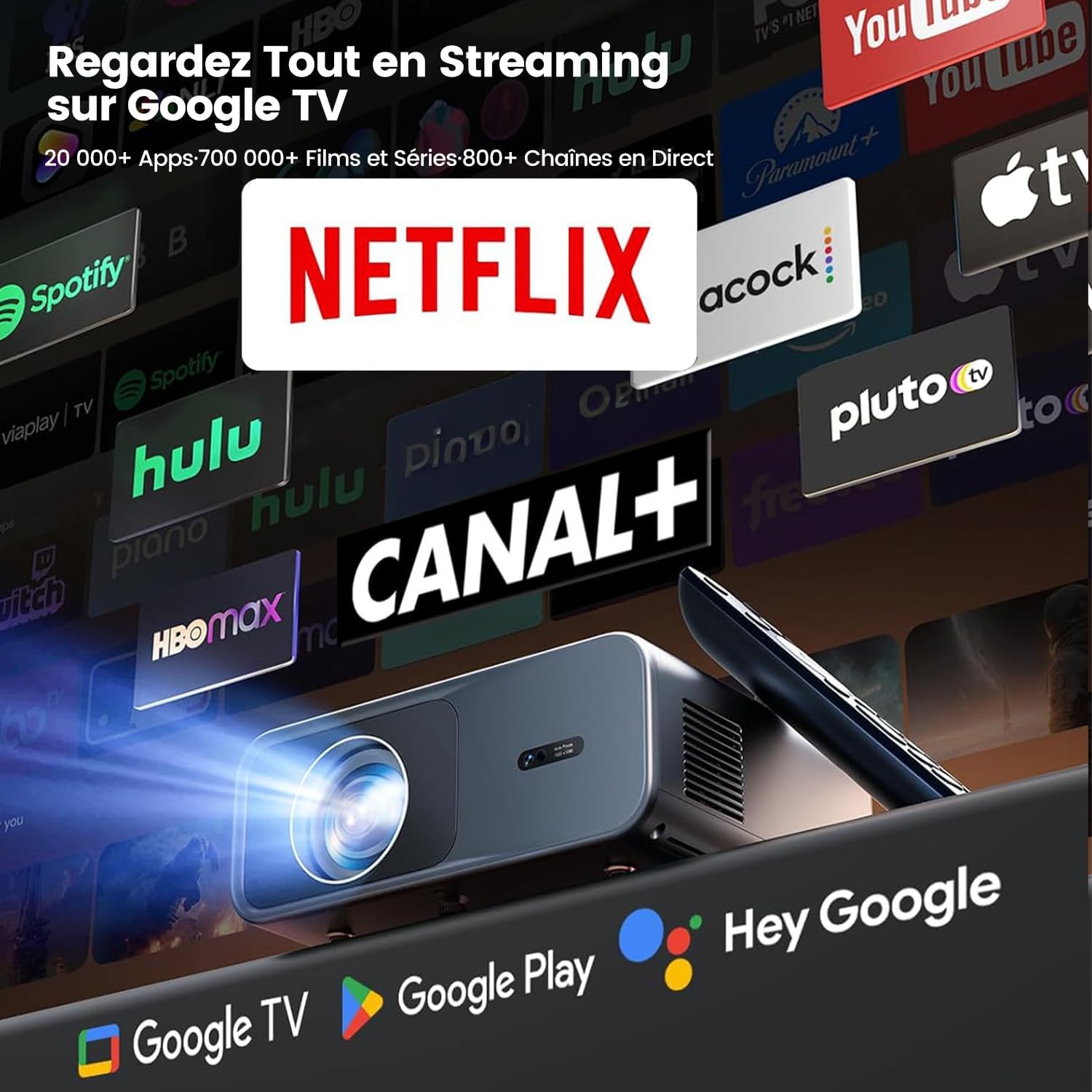 Thumbnail 1 de Projecteur 4K WiFi 6 36000 lumens