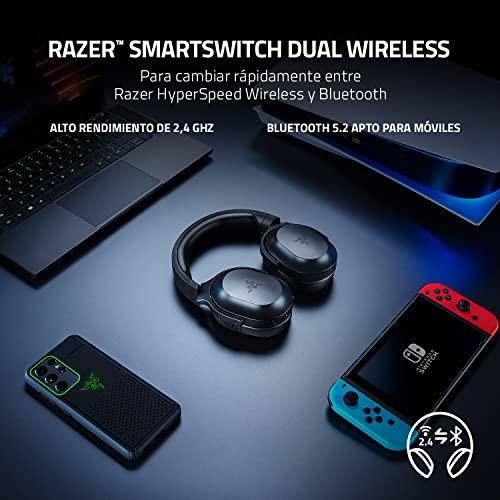 Detalle de Razer Barracuda X: Auriculares inalámbricos multiplataforma para juego y móvil