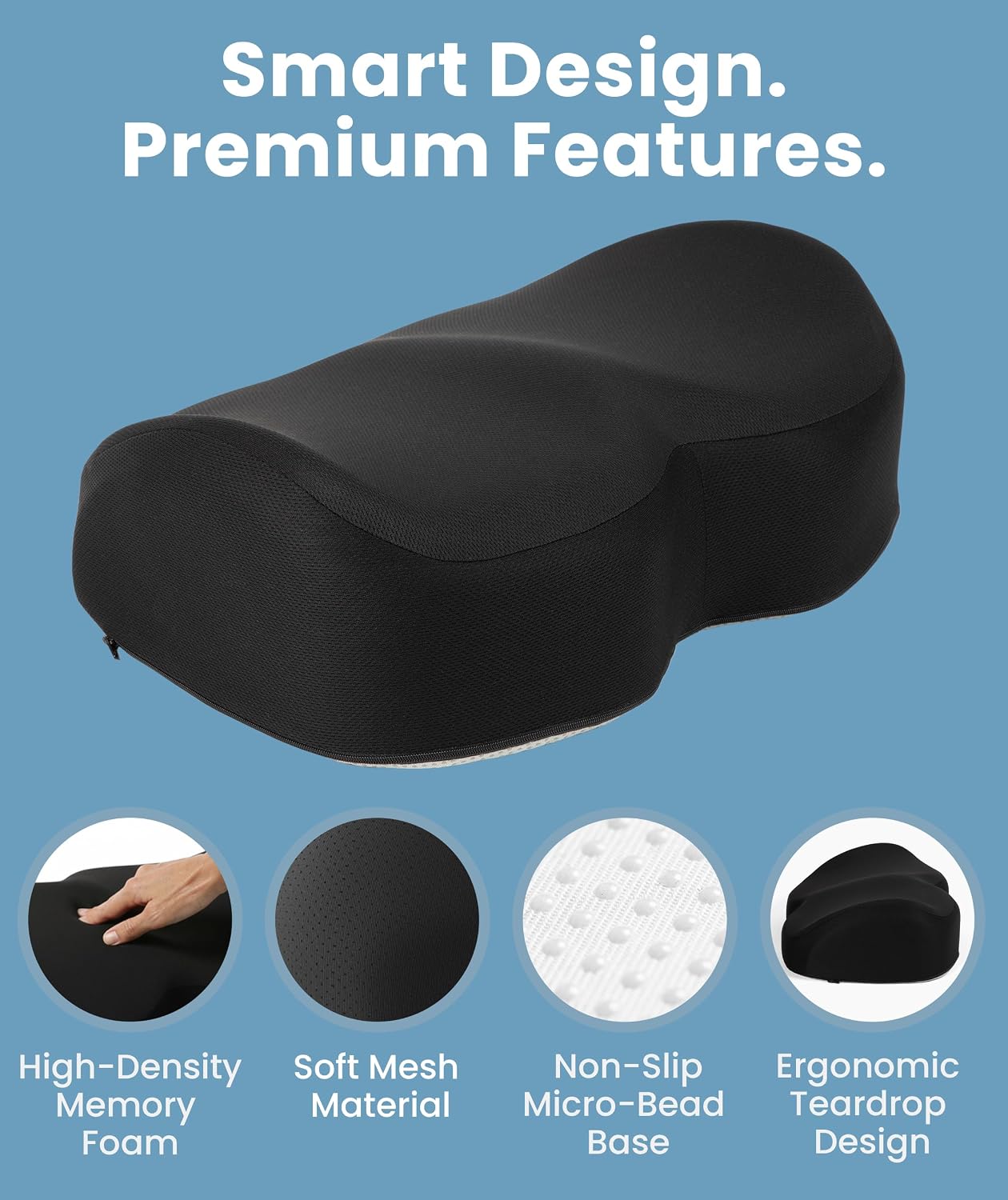 Detalle 2 de Everlasting Comfort Memory Foam Footrest