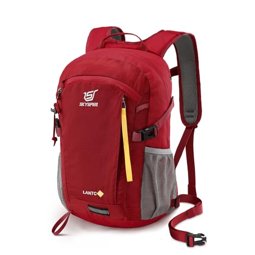 Detalle de SKYSPER Leicht Wanderrucksack 20L – Rückenbelüftung, 20 Liter, kompakt und vielseitig