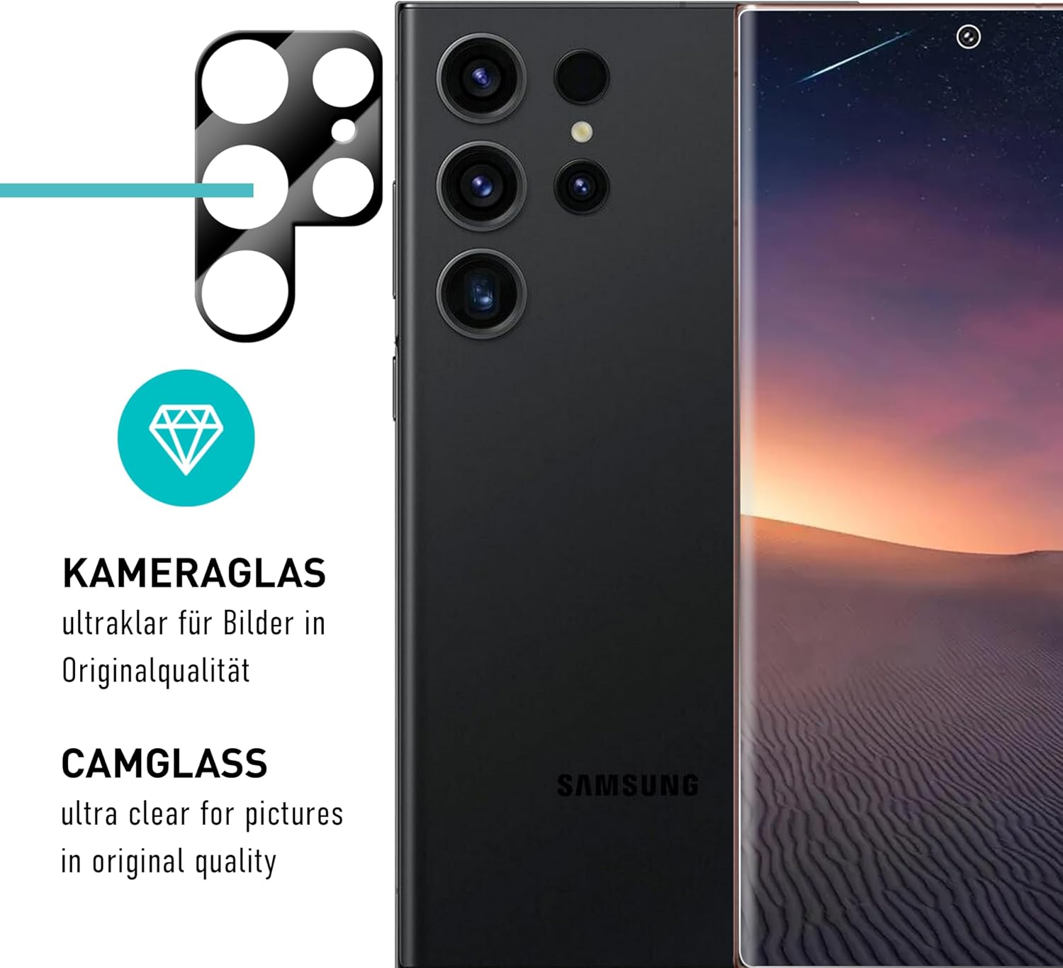 Thumbnail 6 de SmarTect TPU Screen Protector for Samsung Galaxy S23 Ultra, Matte, 2 Pack