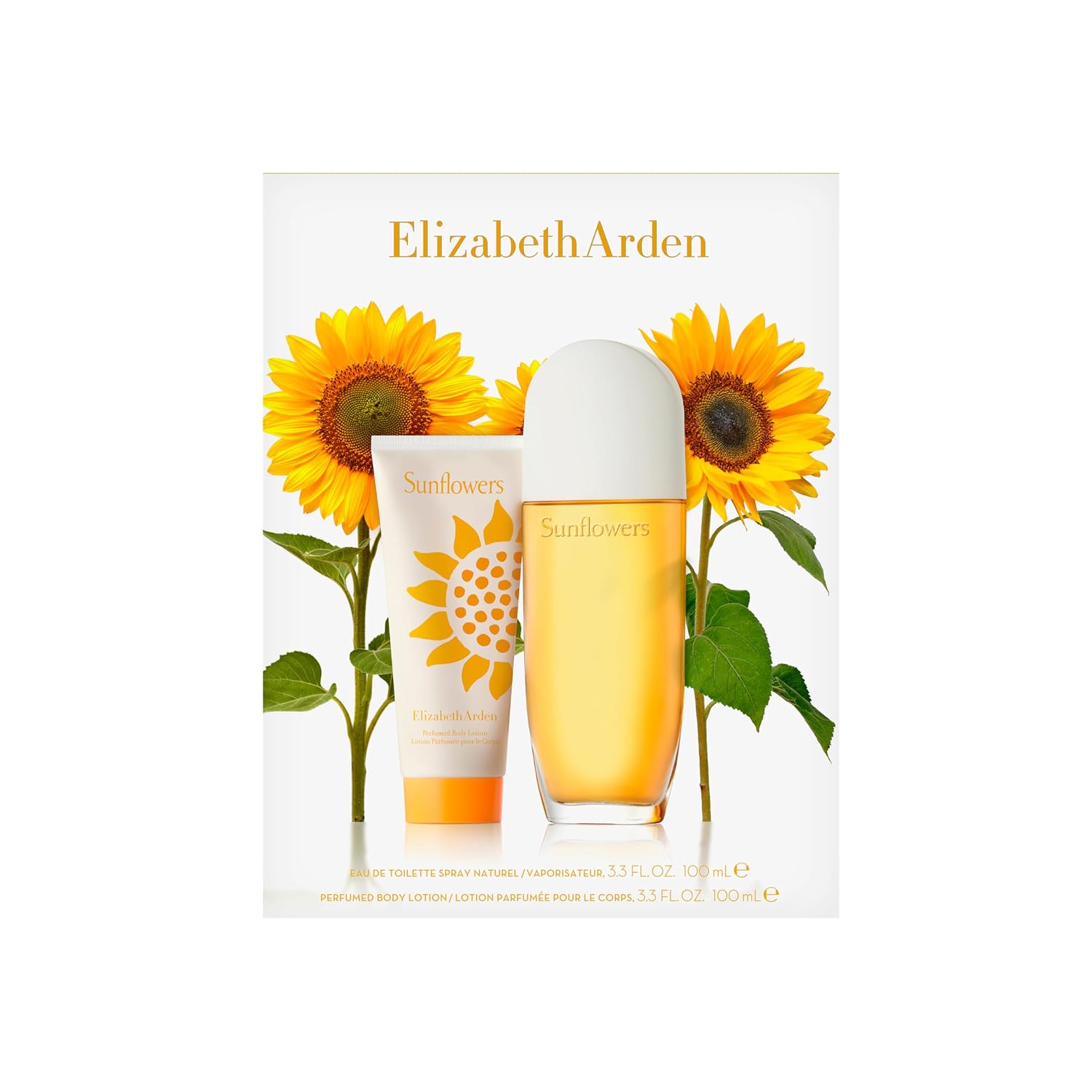 Elizabeth Arden Sunflowers Original Geschenkset – Eau de Toilette 100 ml + Körpercreme 100 ml