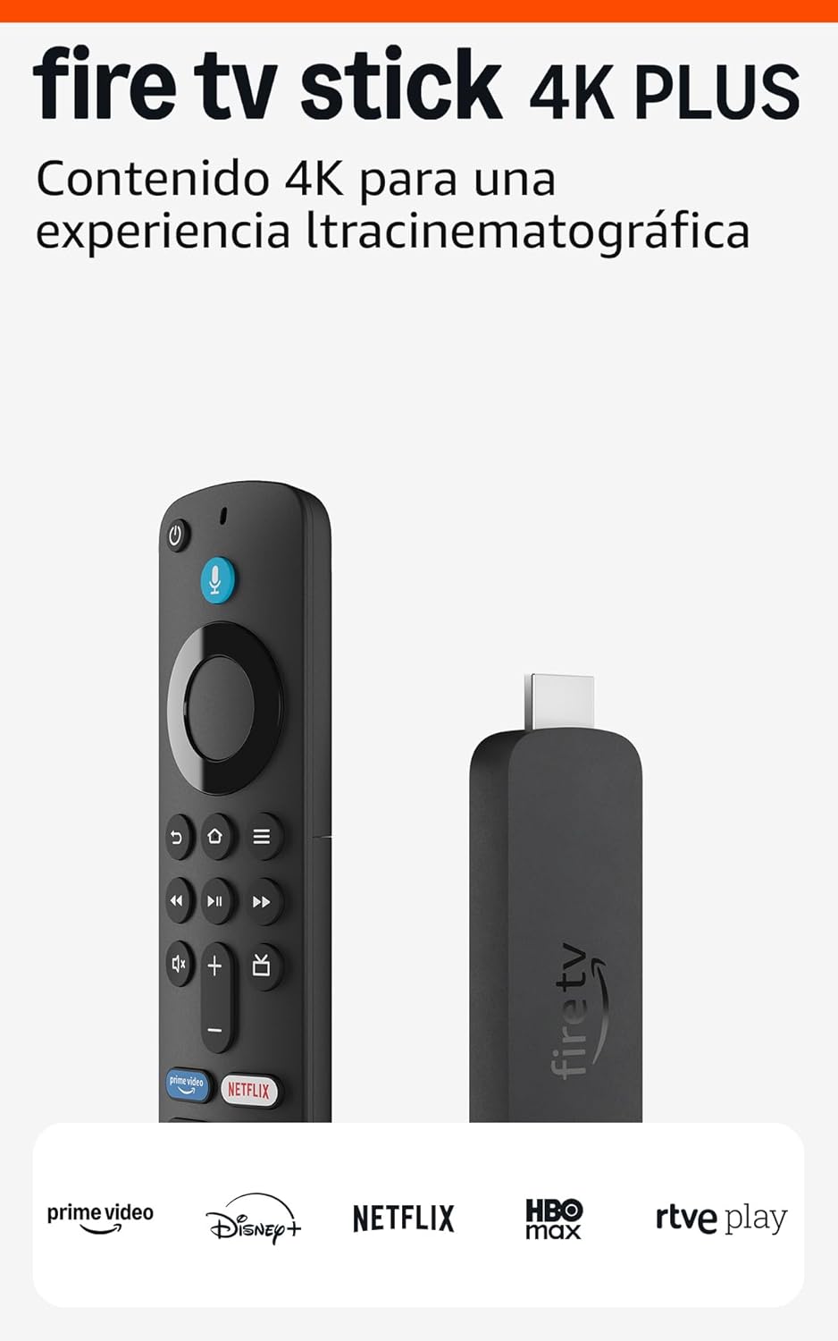 Detalle de Amazon Fire TV Stick 4K Plus 4K
