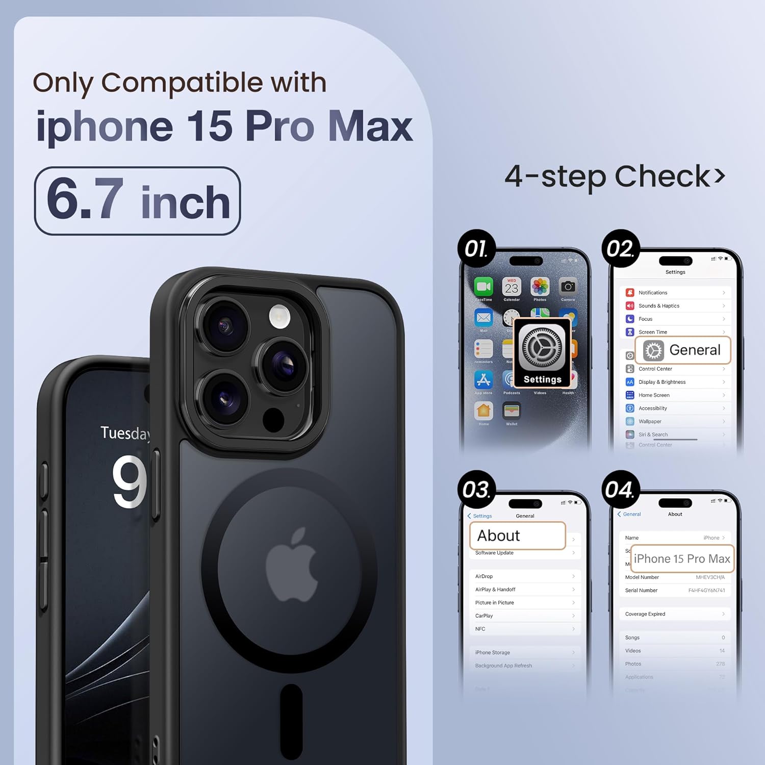 Thumbnail 1 de GolbinBox iPhone 15 Pro Max Case 1800g