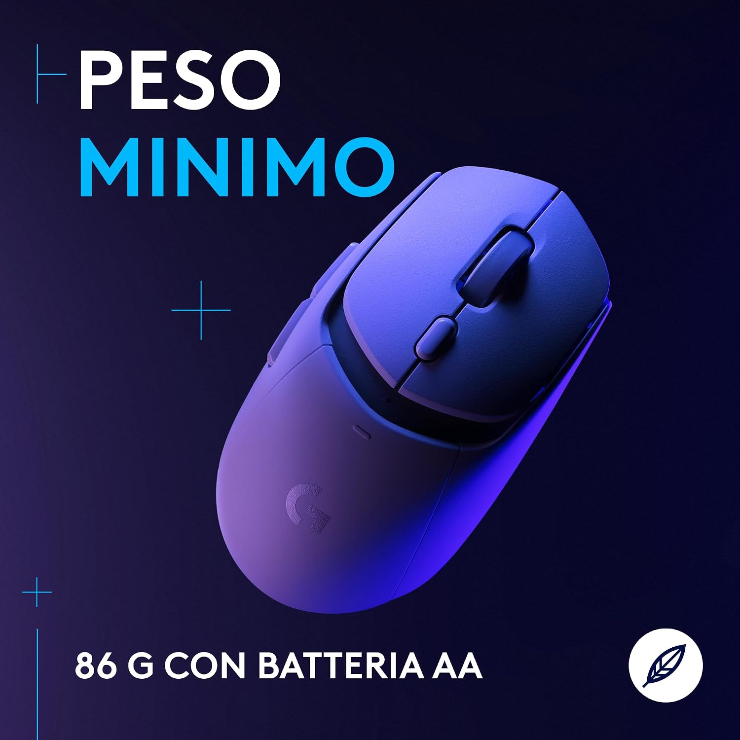 Detalle de Logitech G G309 LIGHTSPEED: mouse gaming wireless leggero con HERO 25K e LIGHTFORCE