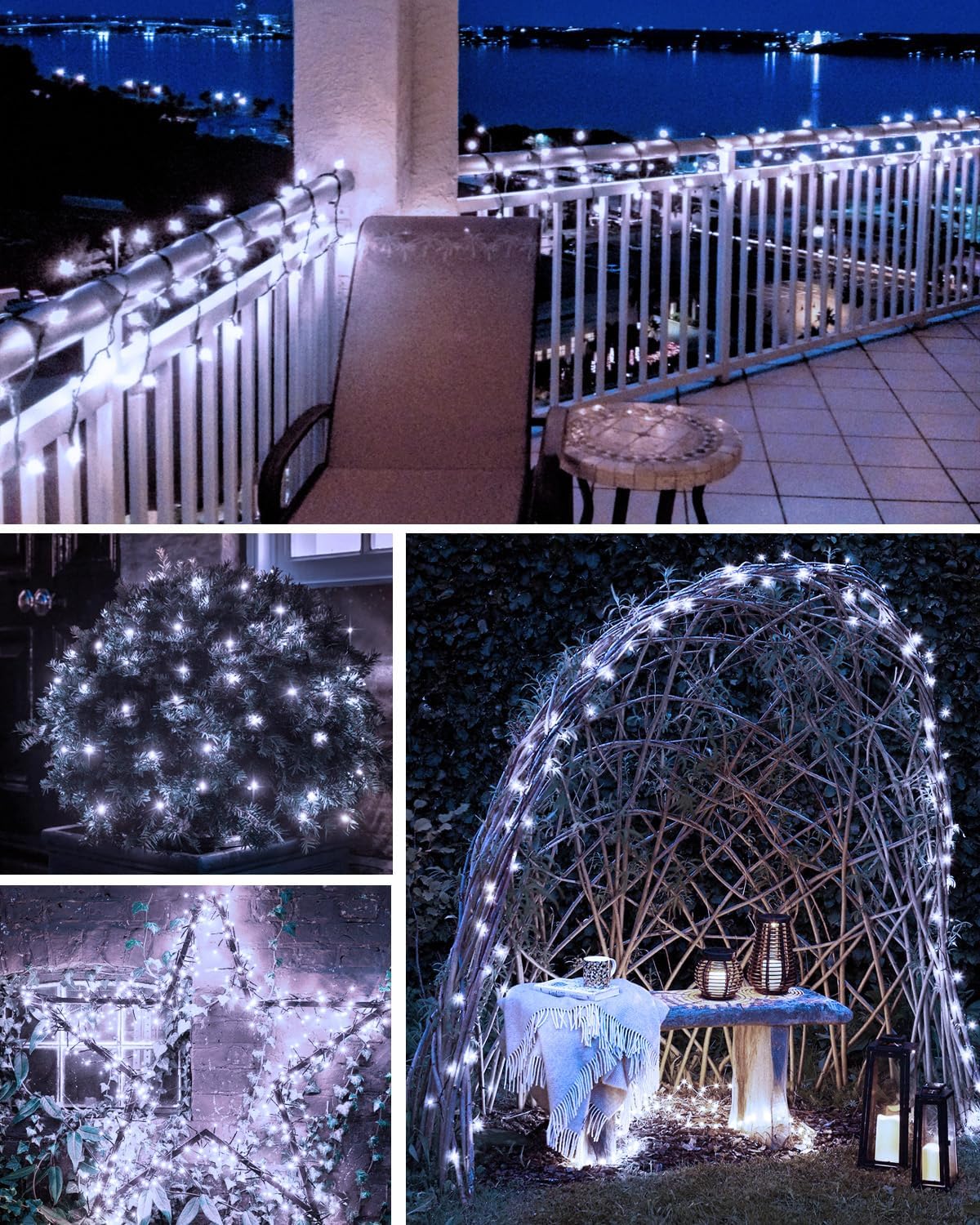 Thumbnail 6 de btfarm 2 Pack Solar Lights Outdoor Garden String, 12M/40FT, 120 LED Fairy Lights – Waterproof and Solar Powered