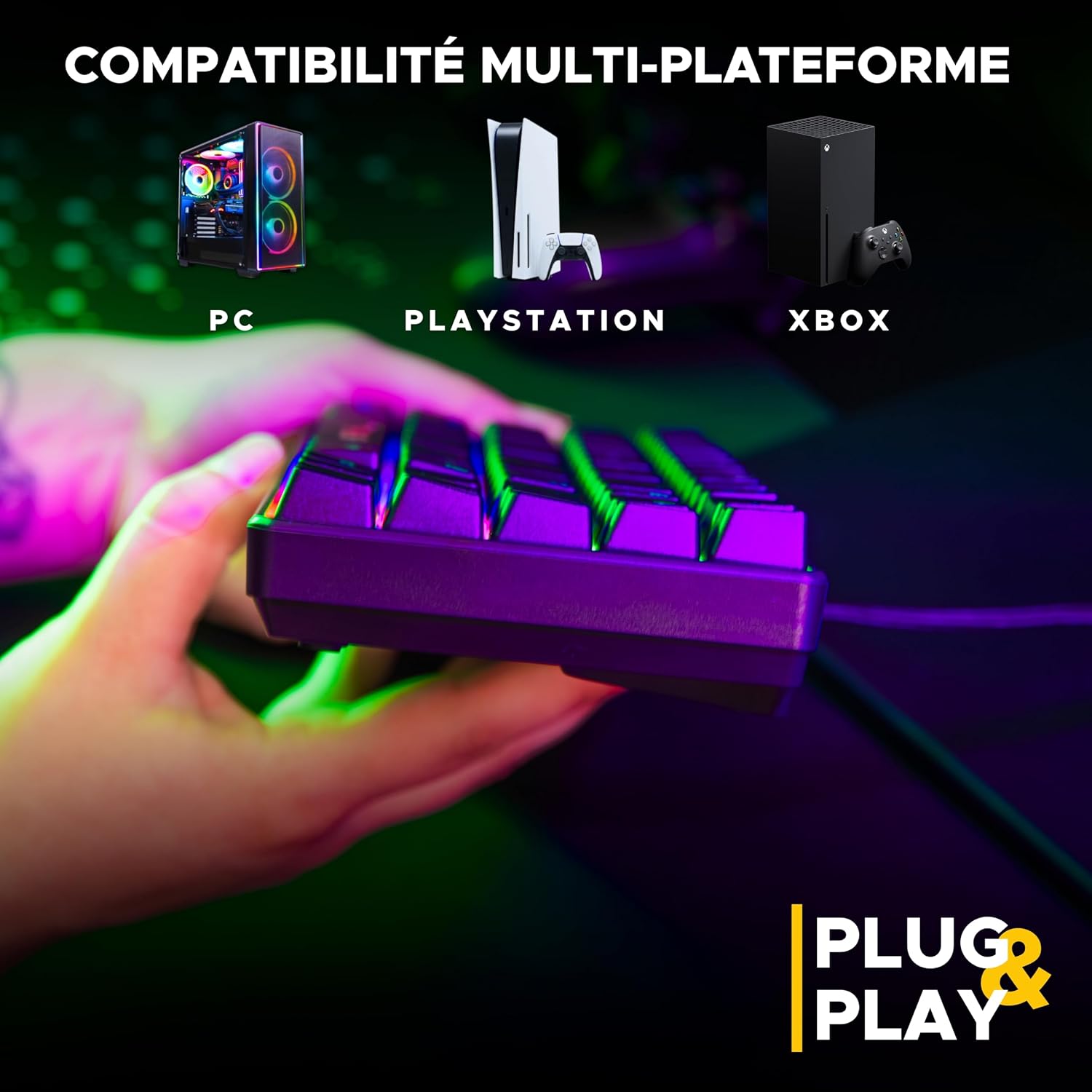 Thumbnail 6 de The G-Lab Combo Hydrogen clavier 60%