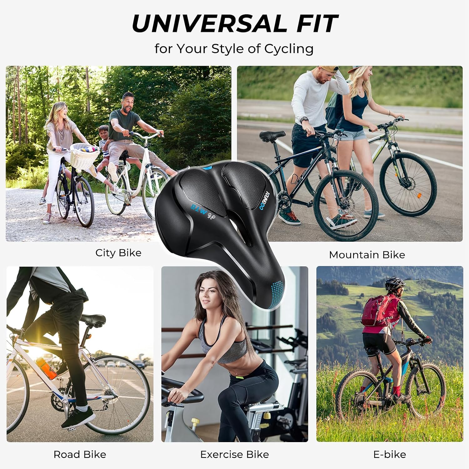 Thumbnail 6 de Youngdo gel bicycle saddle with 2 year care