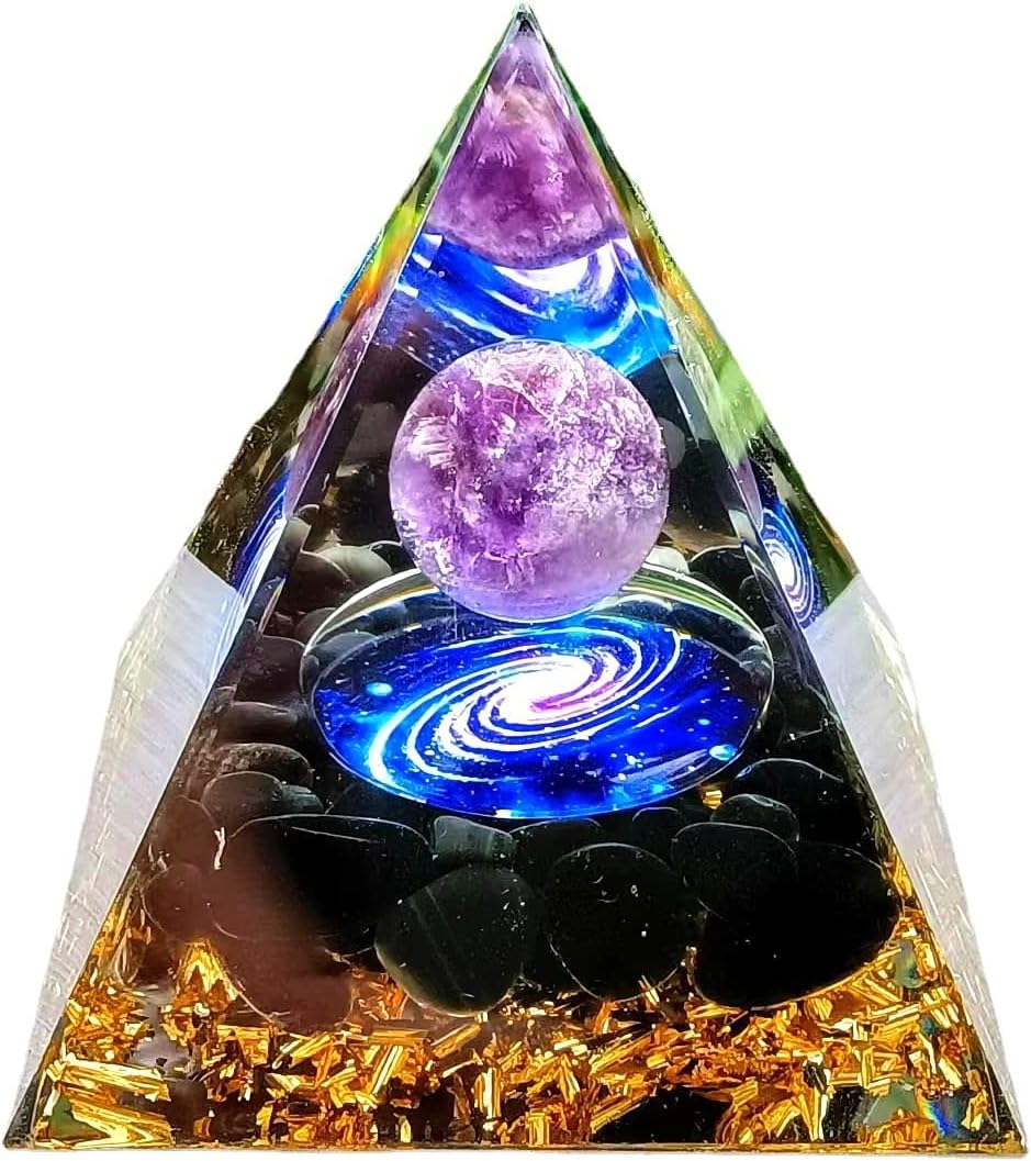 Thumbnail 6 de ycyingcheng 6CM Pyramid Crystal Energy Tower