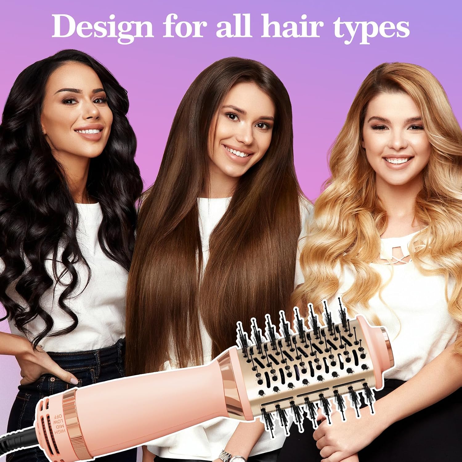 Thumbnail 6 de Voseki 4-in-1 Hair Dryer Brush โ Mini Oval Hot Air Brush ๐