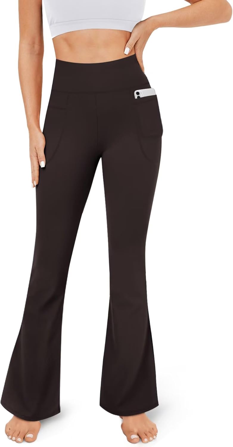 Thumbnail 6 de TNNZEET Flared High‑Waisted Yoga Leggings with Pockets