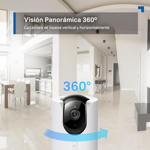 Thumbnail 2 de Tapo C225 – Cámara IA 360° 2K QHD con visión nocturna, audio bidireccional y detección inteligente