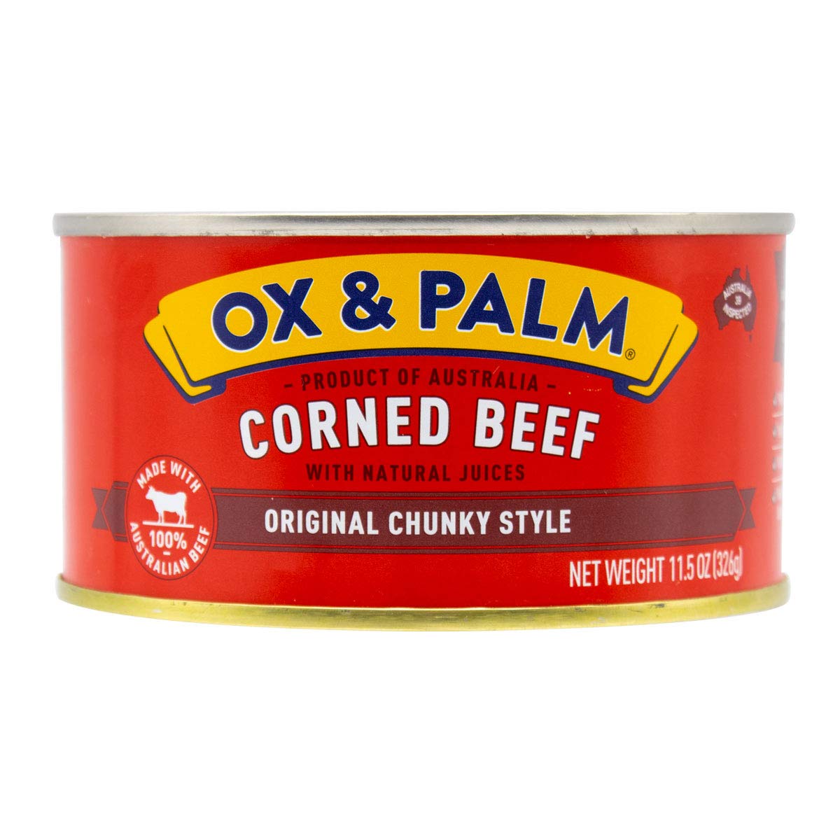 Detalle de Ox & Palm Original Chunky Style Corned Beef, 11.5 oz (12-Pack)